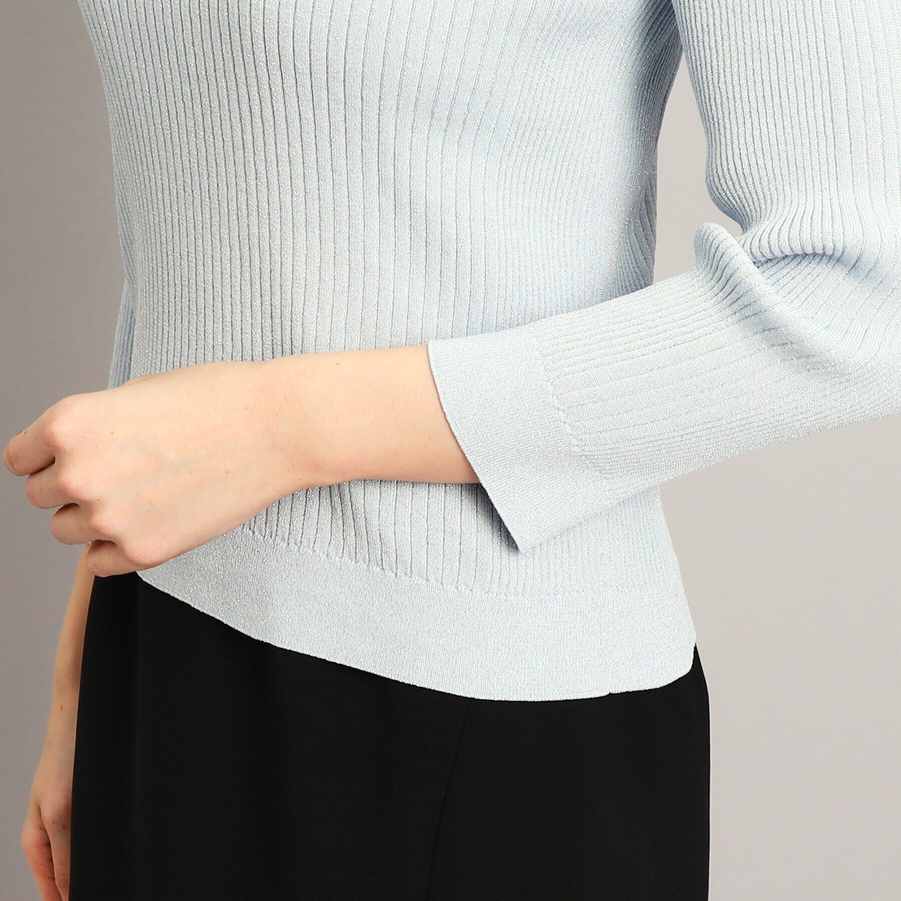 COUP DE CHANCE「【洗える】上品に華やぐラメニット」|ニット・セーター|