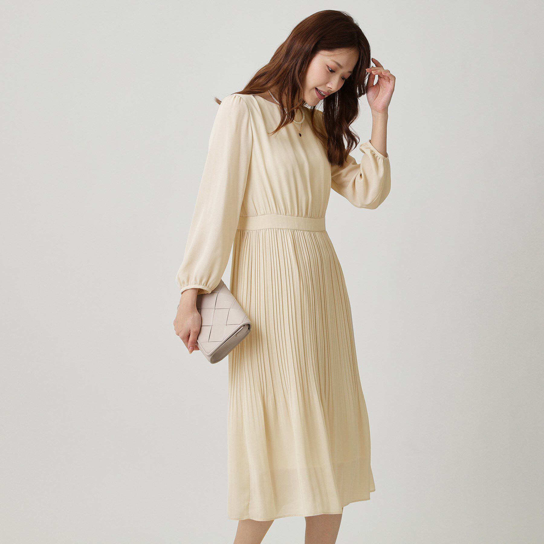 COUP DE CHANCE「【洗える/セレモニー】プリーツワンピース」|ワンピース|