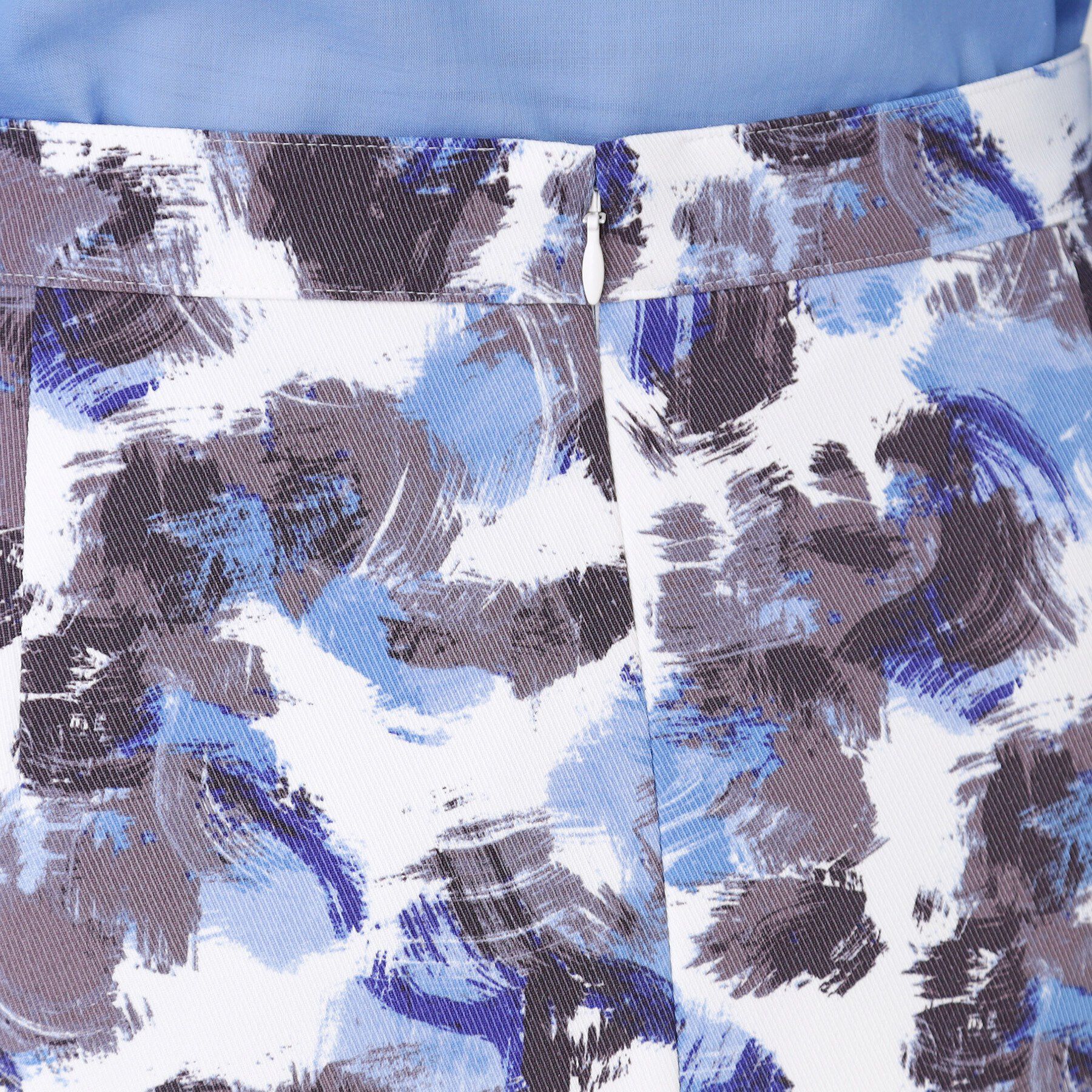 COUP DE CHANCE「【手洗い可／日本製】アート風花柄タイトスカート」|スカート|