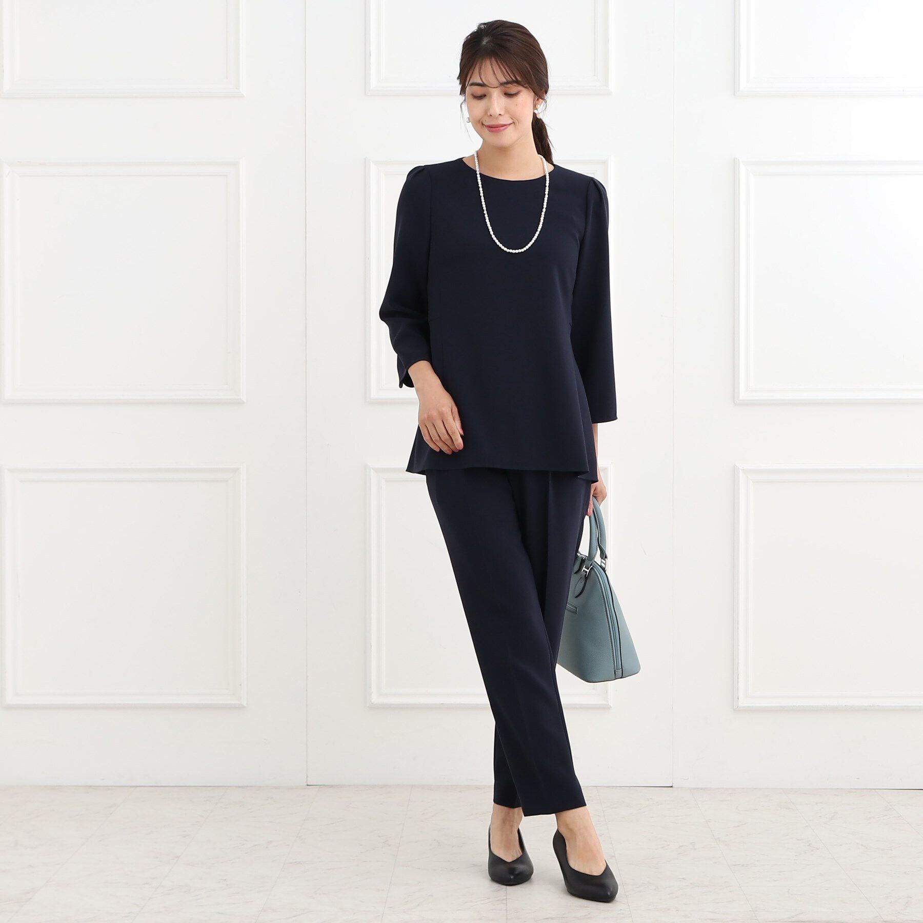 Reflect「【フォーマル/洗える/セットアップ可】テーパードパンツ」|その他|