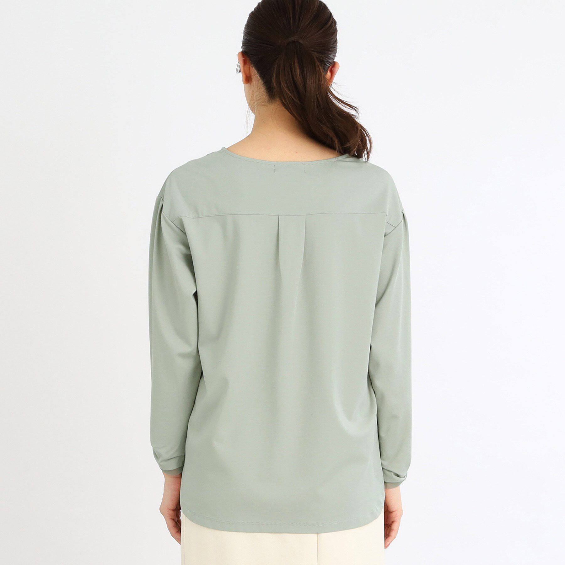 Reflect「【E‐QUALITY／手洗い可】チュールディティールプルオーバー」|Tシャツ・カットソー|