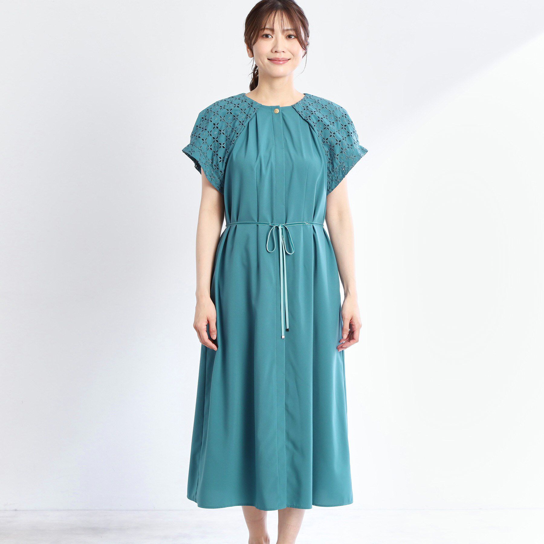 Reflect「カットワークレーススリーブワンピース」|ワンピース|