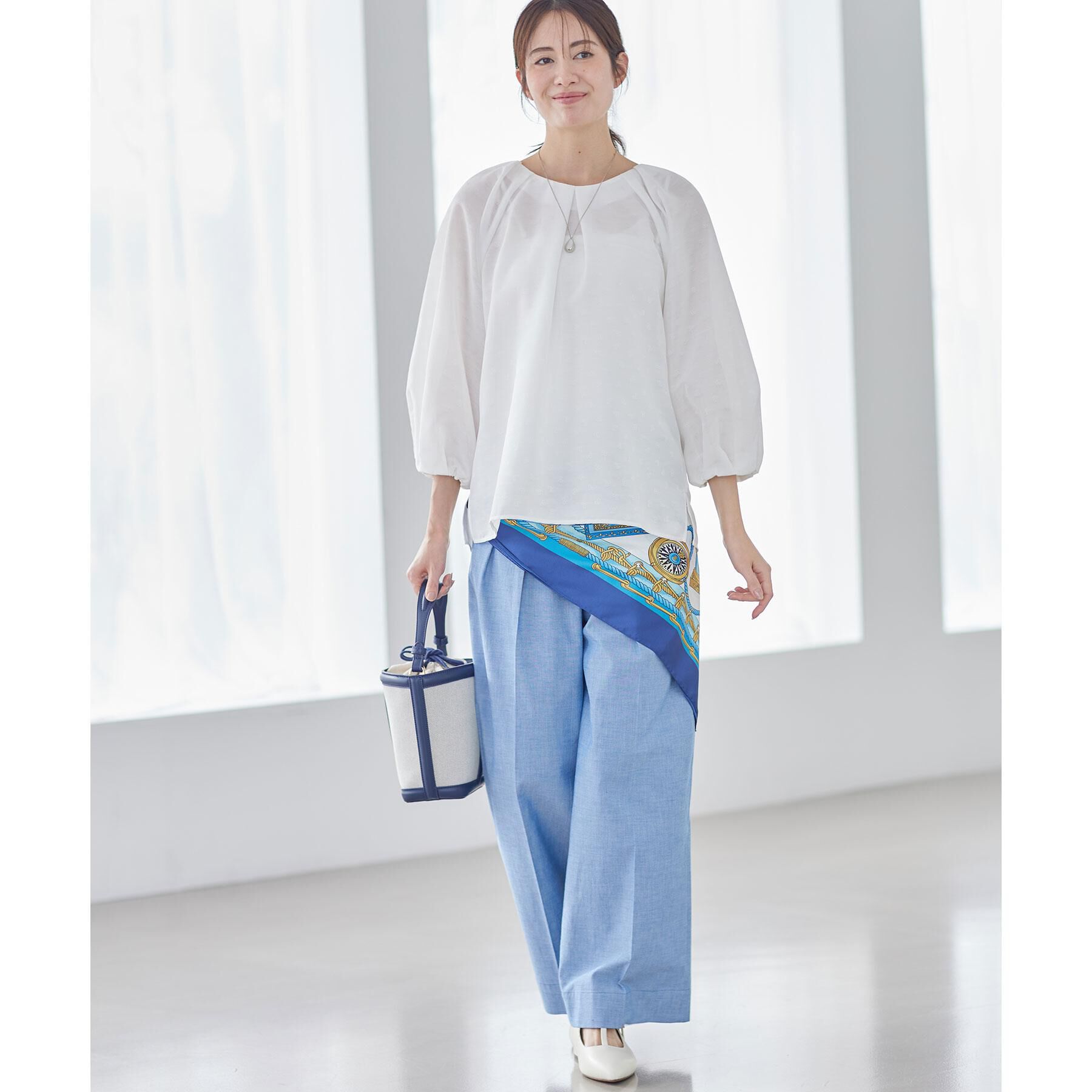 Reflect「大判スクエアスカーフ」|ストール|