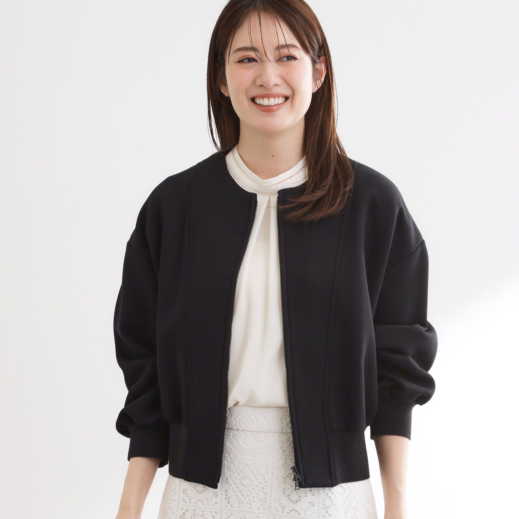 Reflect「ダブルジップライトブルゾン」|ブルゾン・スタジャン|