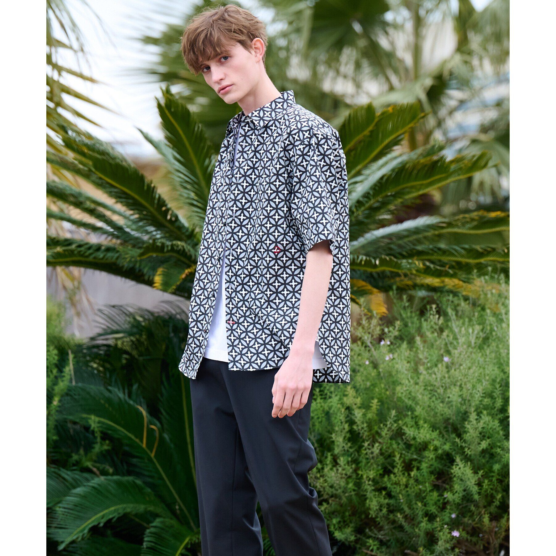 DRESSTERIOR「【Safari5月号掲載】オーバーラップサークル ショートスリーブシャツ」|シャツ・ブラウス|