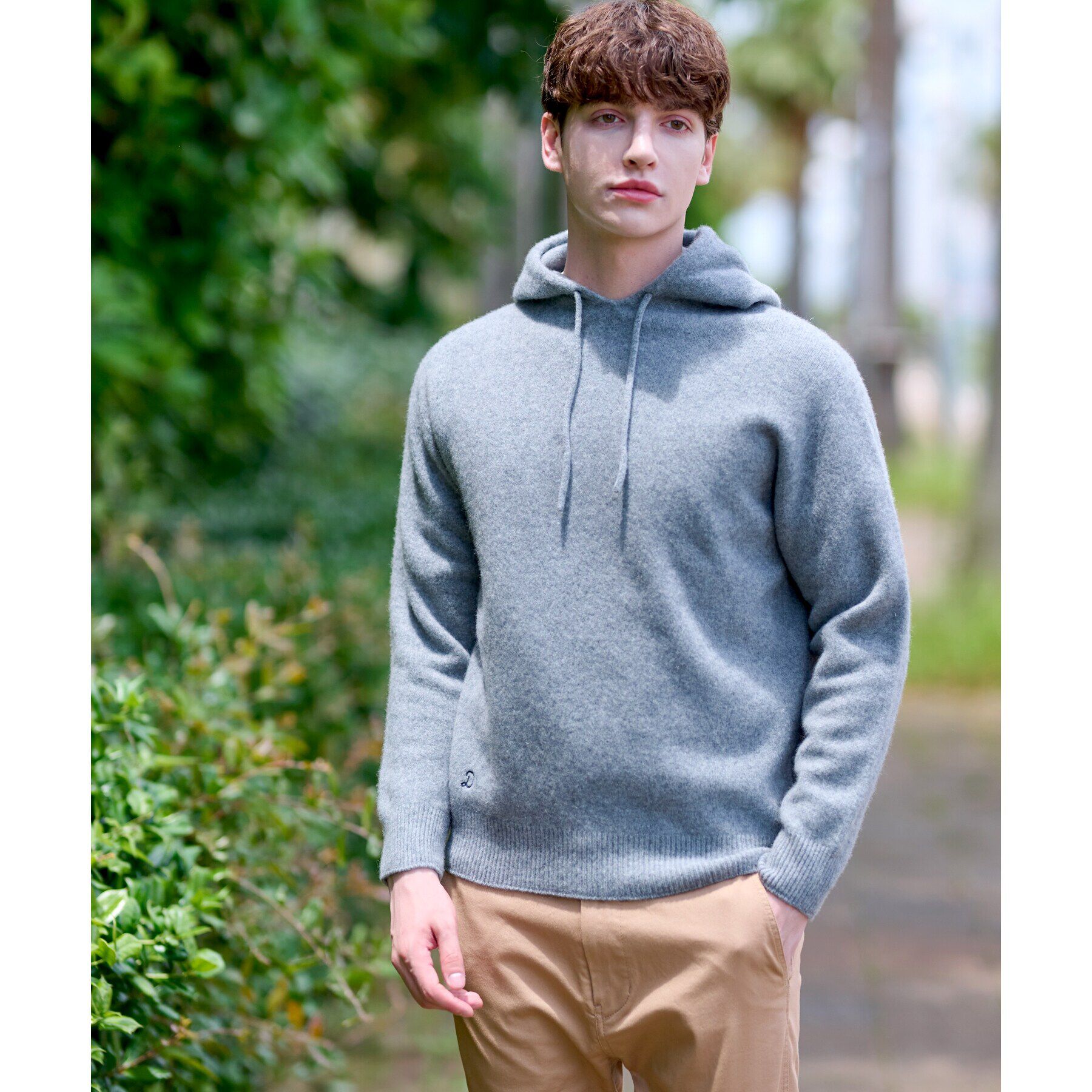 DRESSTERIOR「ホールガーメント ニットパーカ」|ニット・セーター|