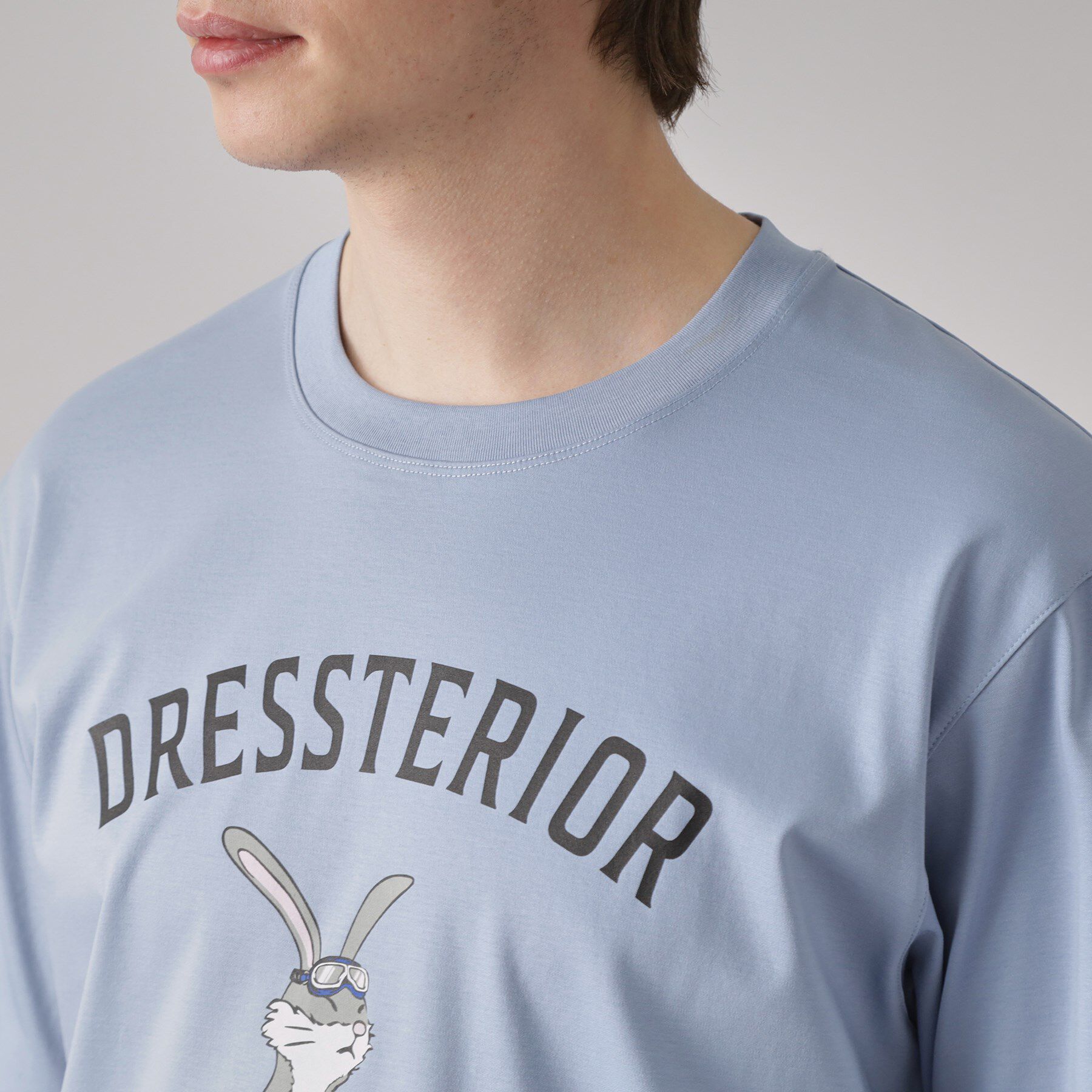 DRESSTERIOR「【接触冷感/抗菌防臭/消臭/Safari5月号掲載】ICE CLEAR COTTON ロンドンラビッ」|Tシャツ・カットソー|