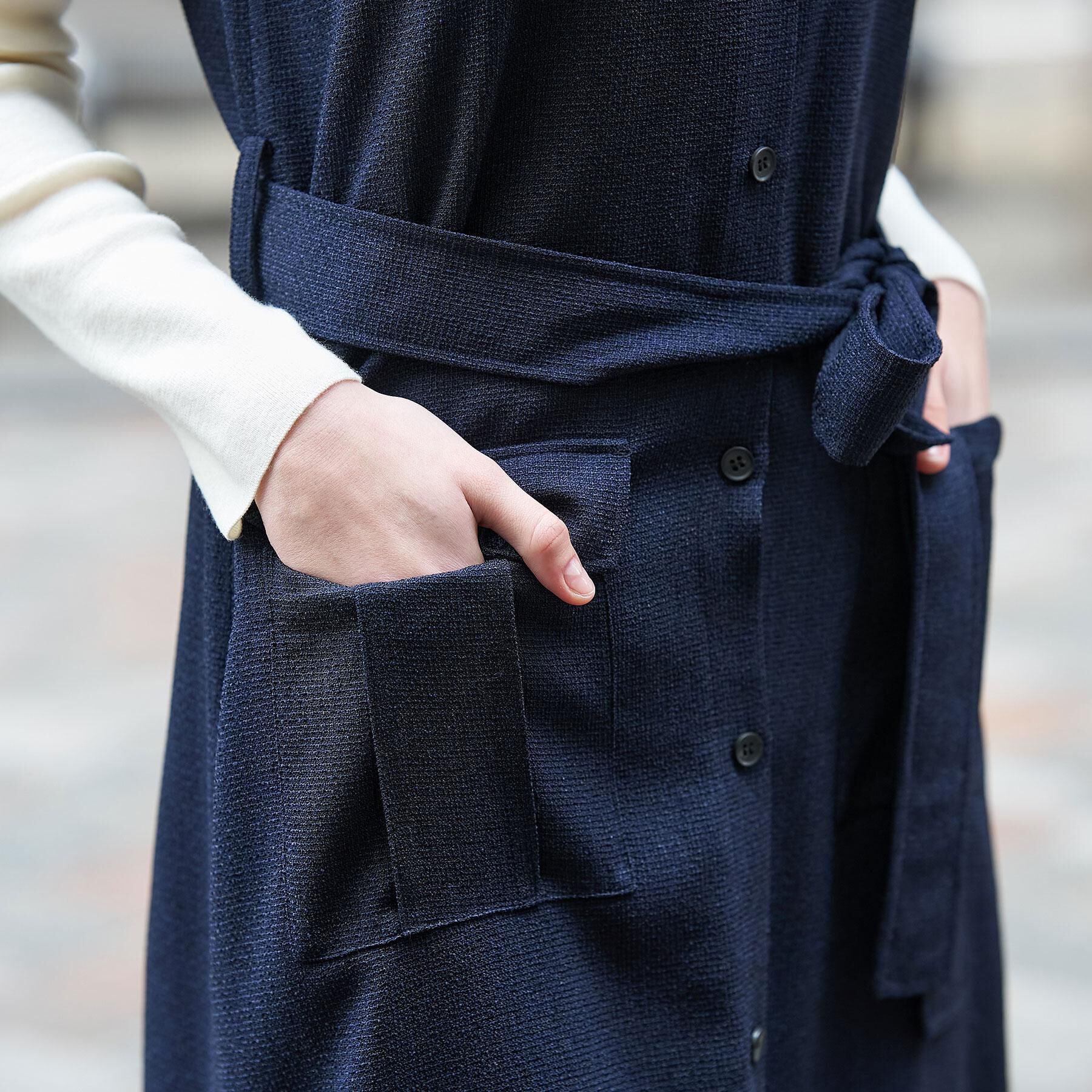 DRESSTERIOR「ウォッシャブルツイードライクワンピース」|ワンピース|