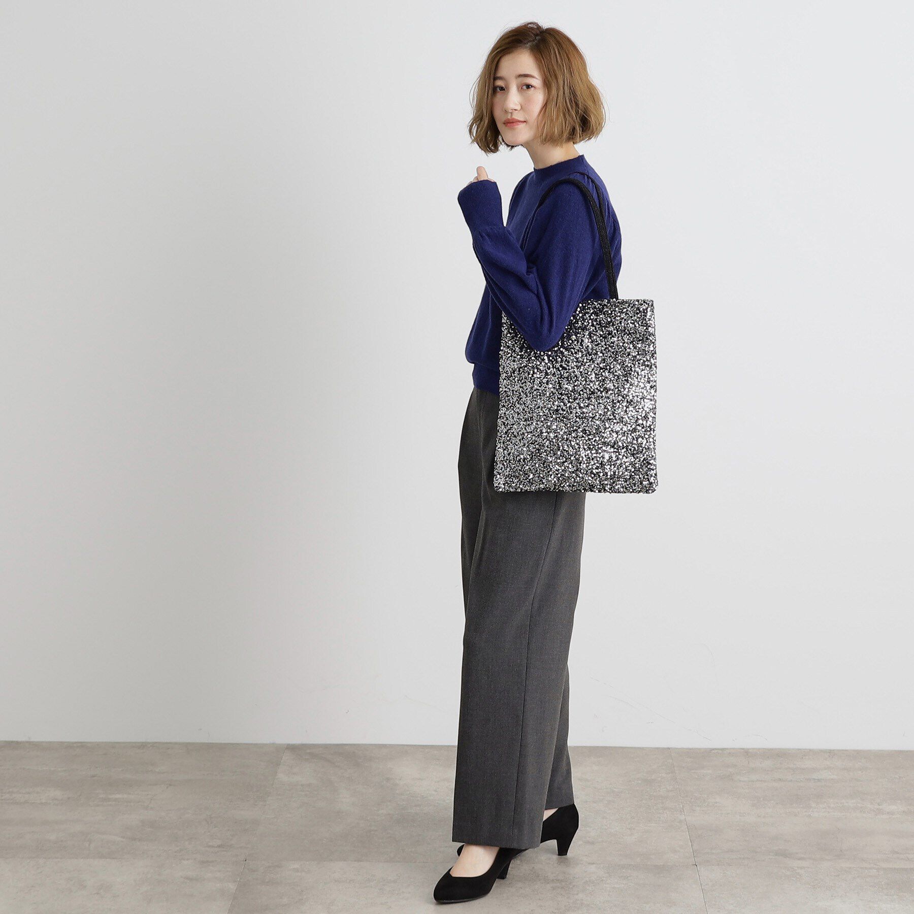 grove「【A4】スパンコールトート【入卒対応可】」|トートバッグ|