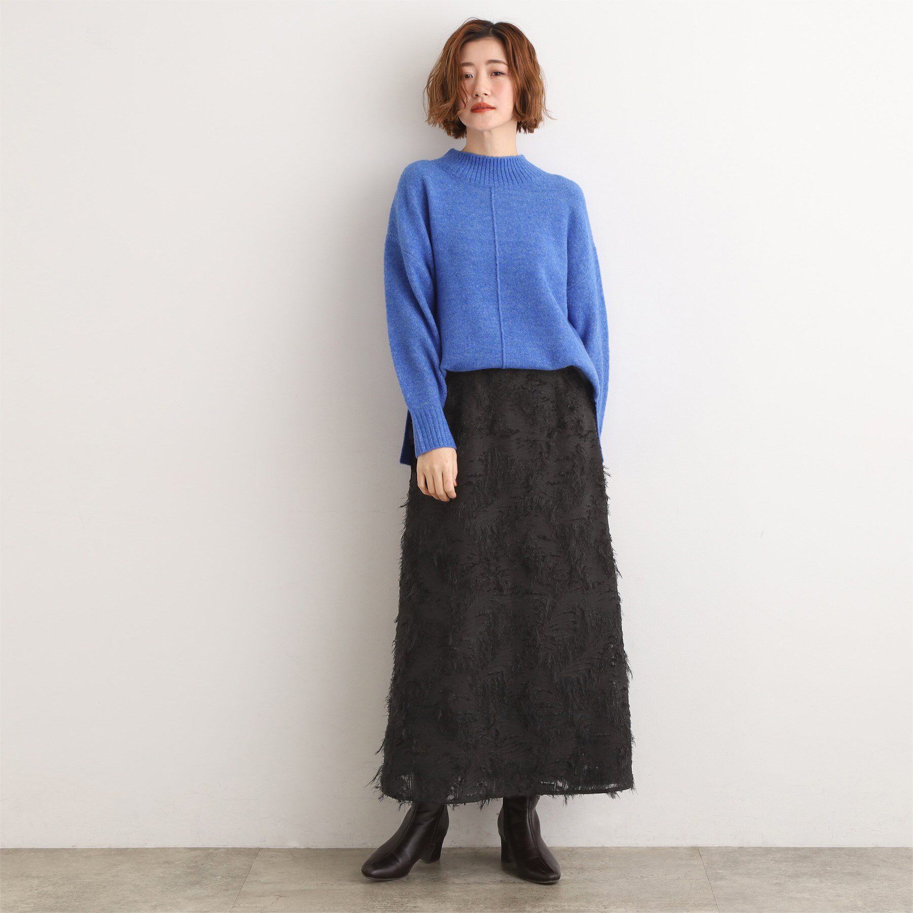 grove「纏うだけで気分が華やぐ　主役級シャギースカート」|スカート|