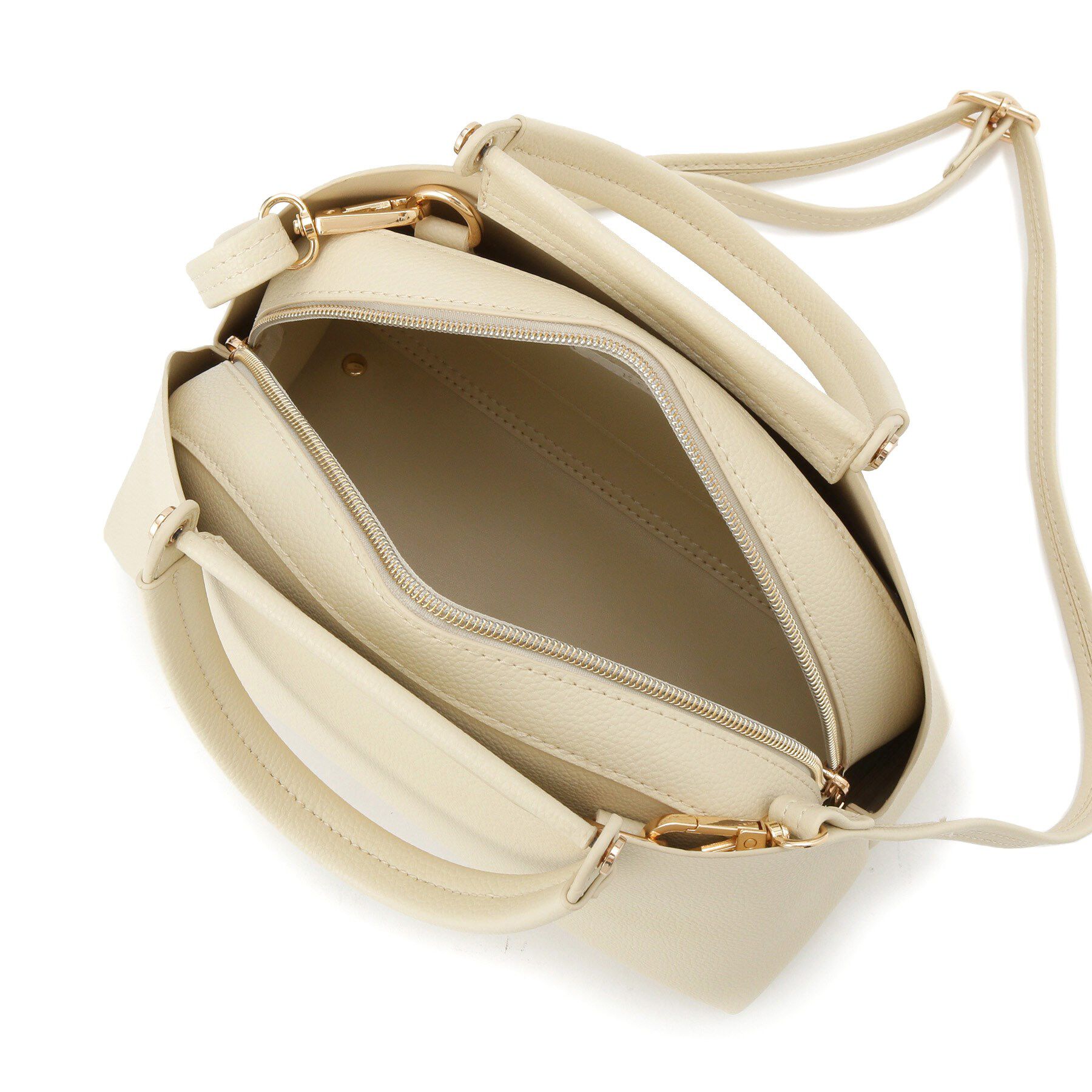 grove「【ハレの日にもデイリーにも】バーハンドルラウンド2WAYトート」|ハンドバッグ|