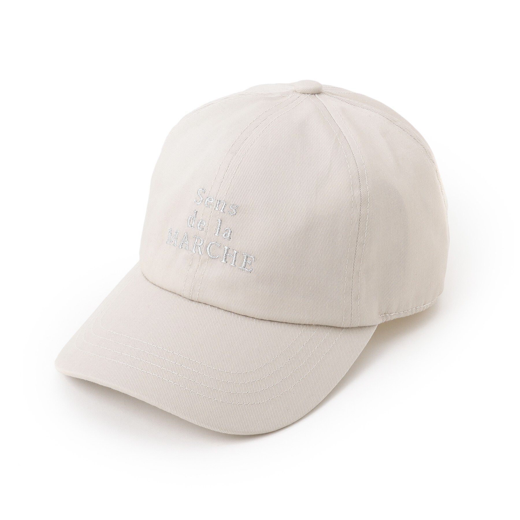 grove「ロゴラメ刺繍キャップ」|キャップ・キャスケット|ライトベージュ(05