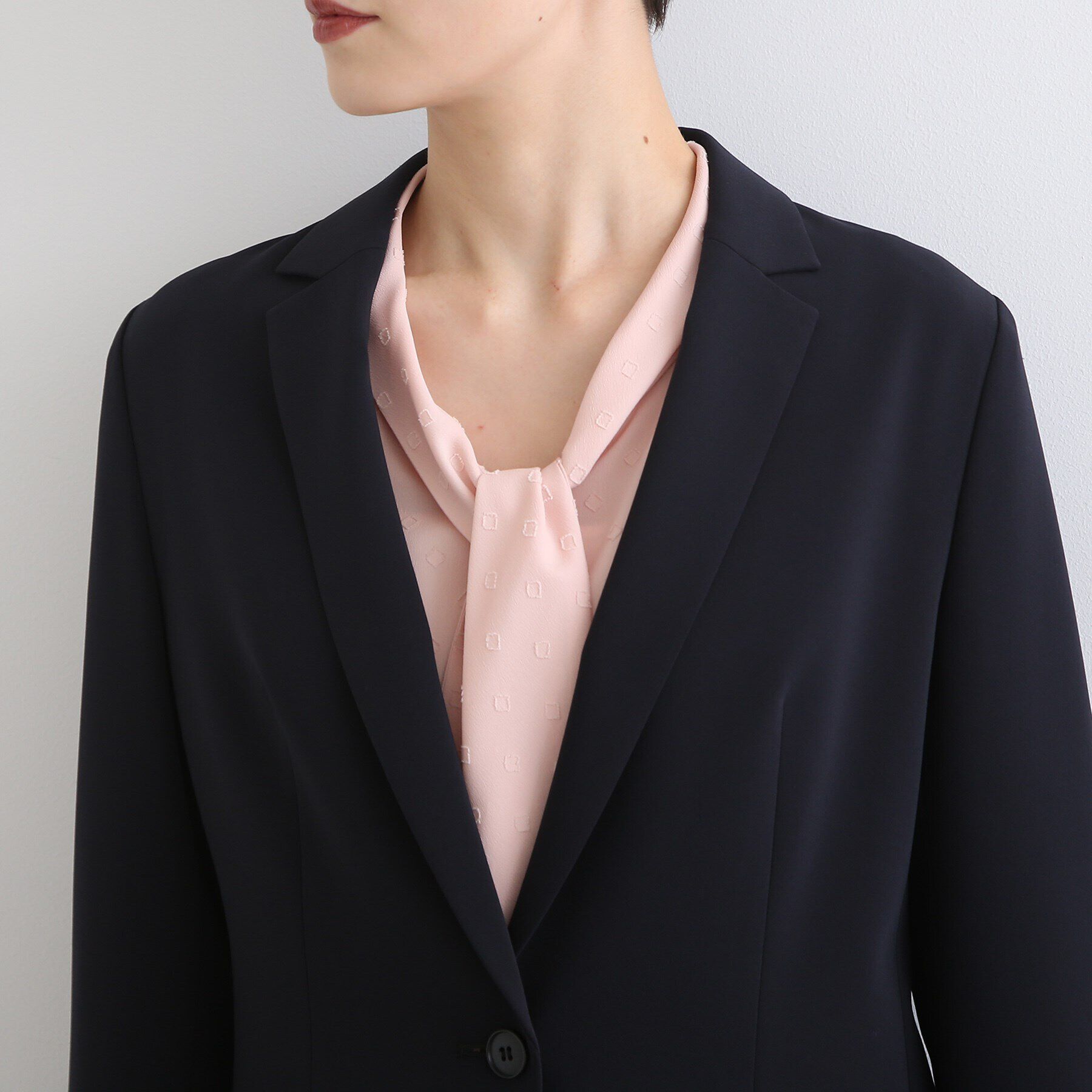 INDIVI「【洗える/通勤/UVケア/日本製】ストレッチテーラードジャケット」|スーツ|