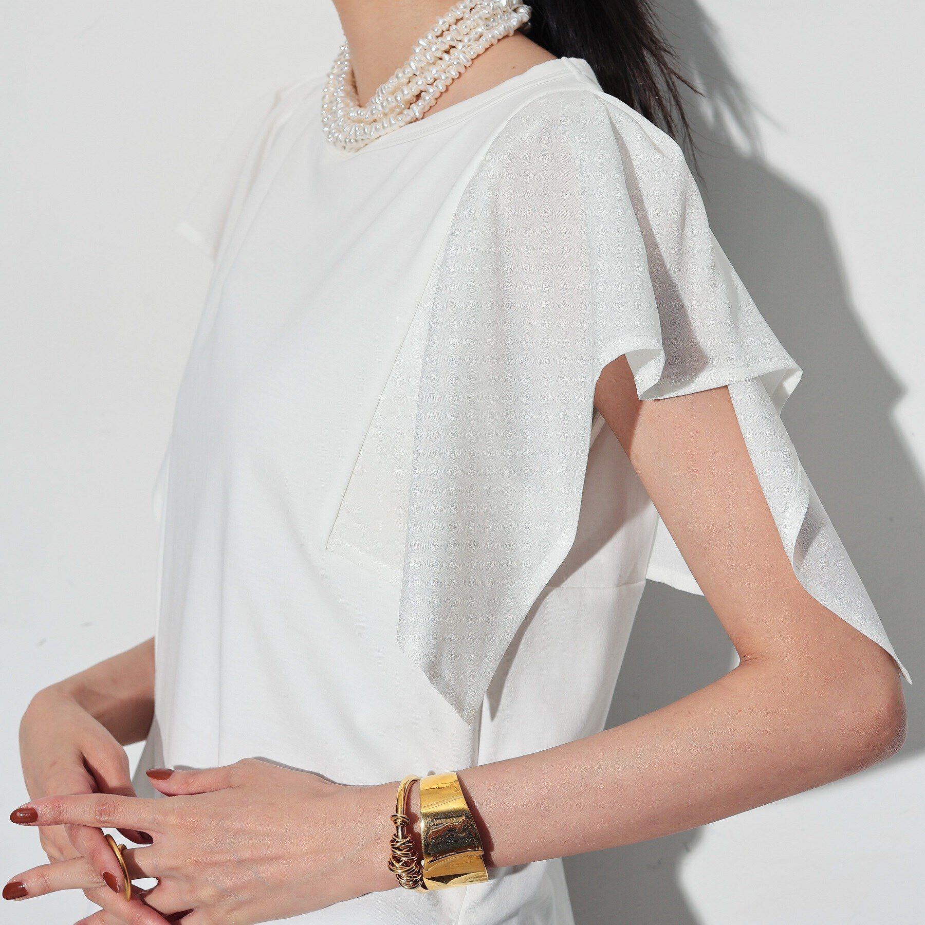 GALLEST「ハンカチーフスリーブTシャツ」|Tシャツ・カットソー|