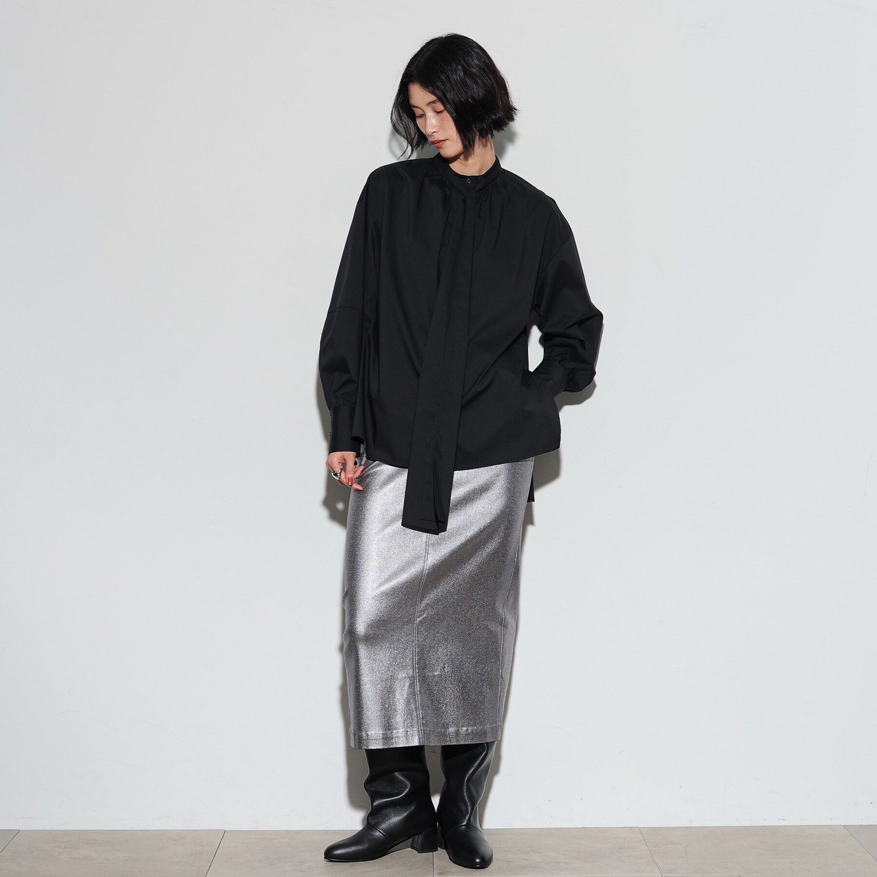 GALLEST「タイプライターボウタイシャツ」|シャツ・ブラウス|