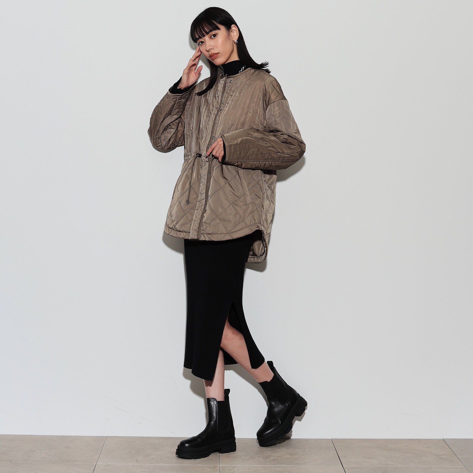 GALLEST「中綿キルティングジャケット」|ダウン|