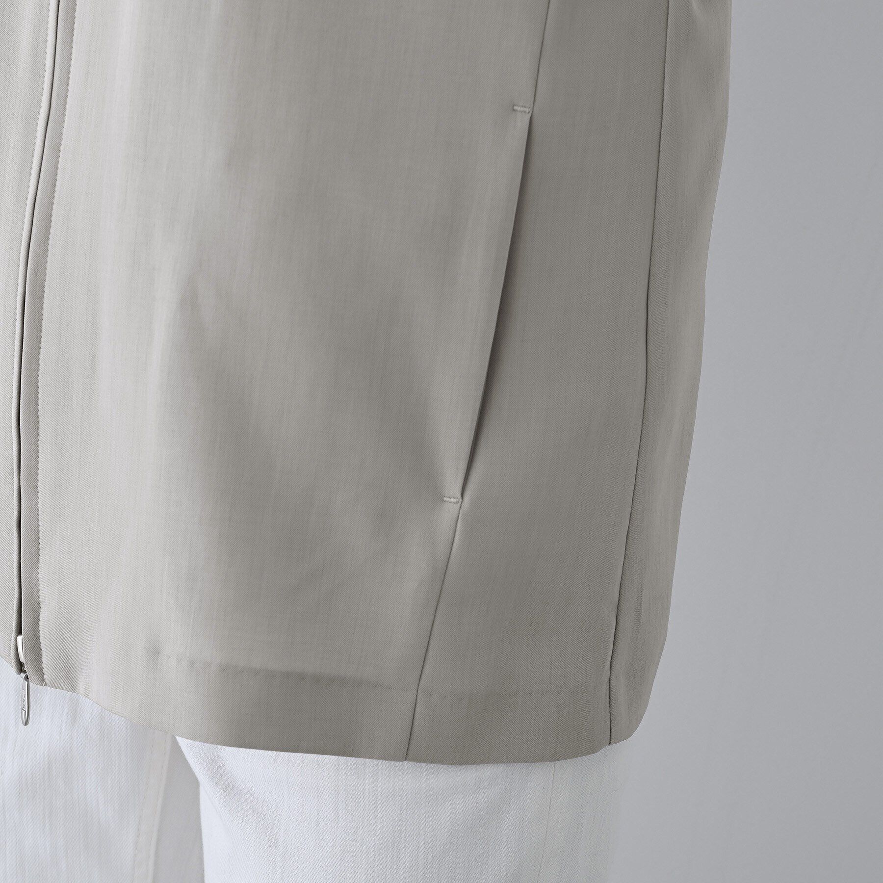 INDIVI「【洗える】スポーティーミックスジレブラウス」|ベスト・ジレ|