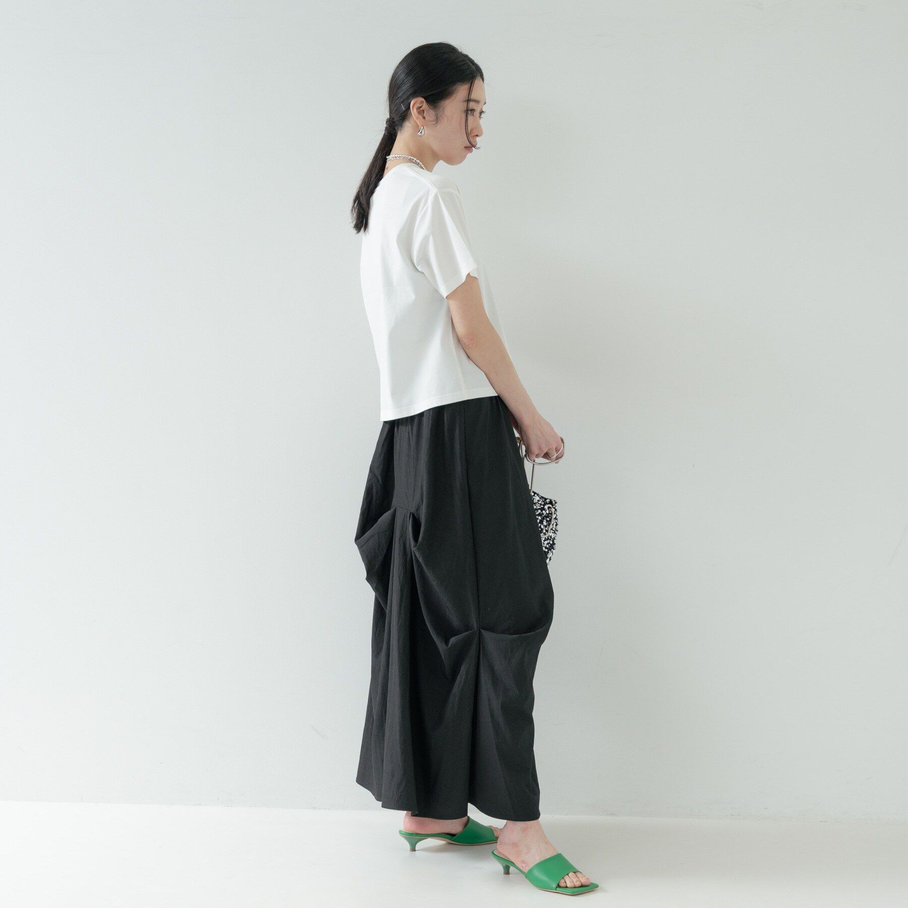 GALLEST「ランダムタックスカート」|スカート|