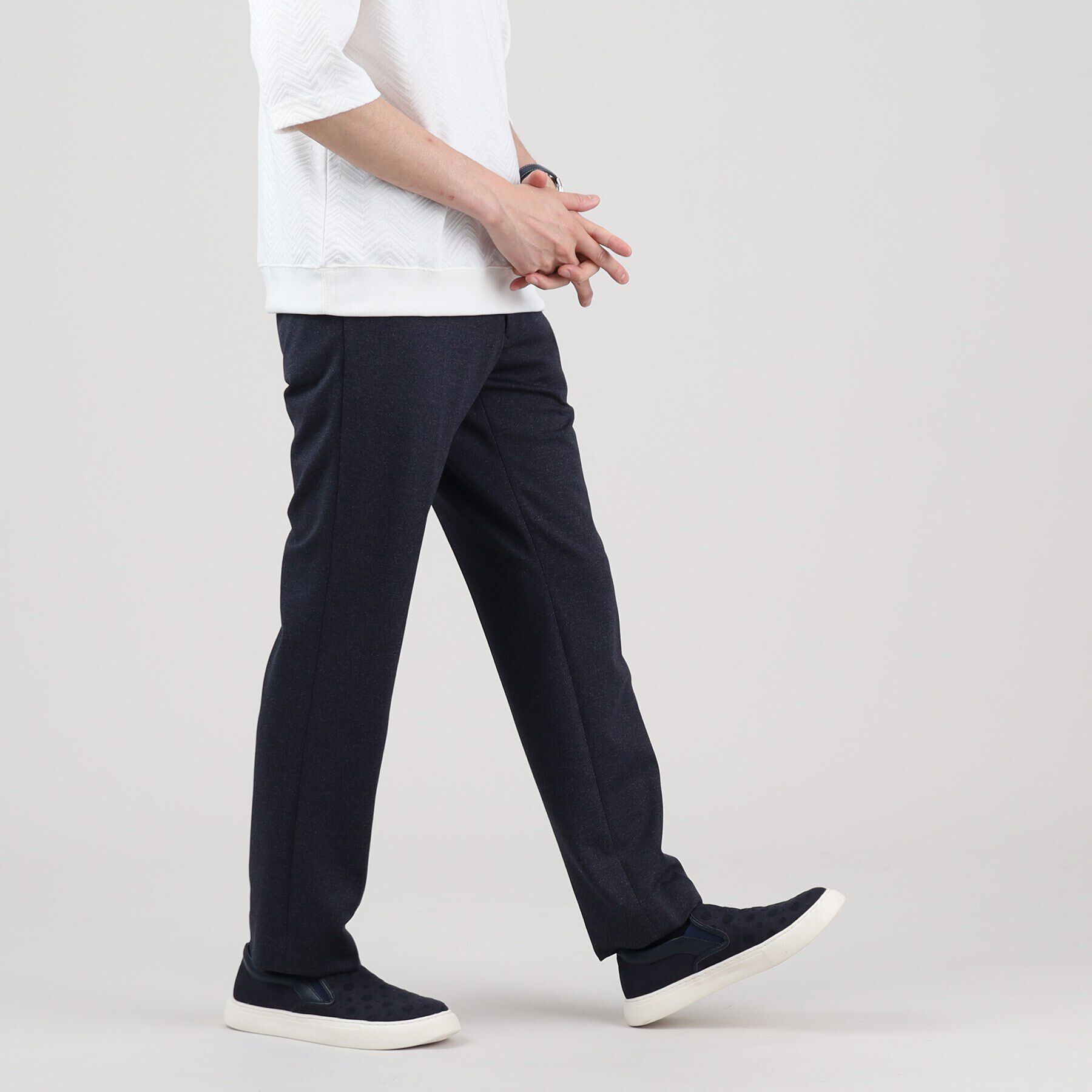 TAKEO KIKUCHI「【Sサイズ～】メランジ ストレッチ ジャージー スラックス」|その他|