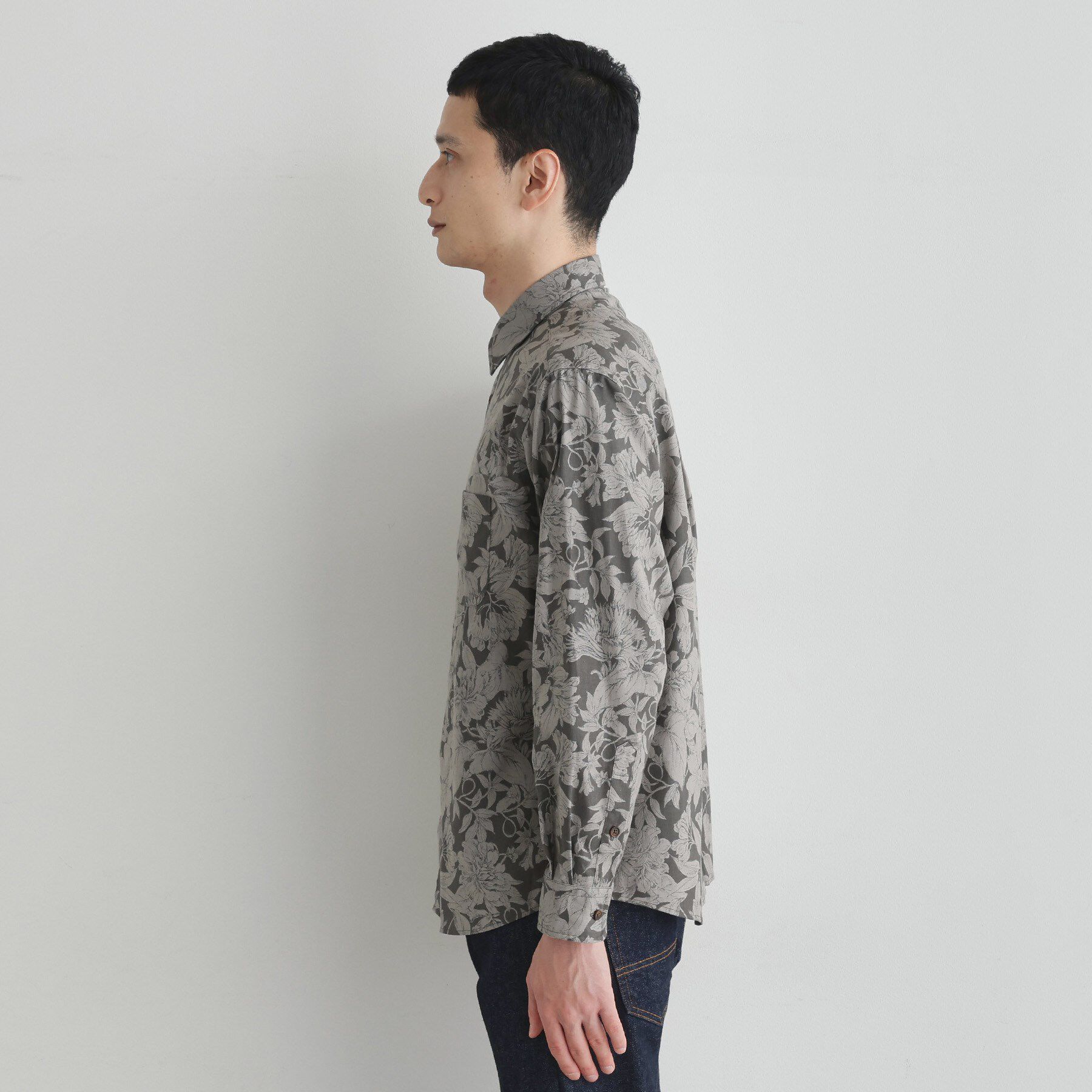 TAKEO KIKUCHI「【LIMITED】フラワープリント長袖シャツ」|シャツ・ブラウス|