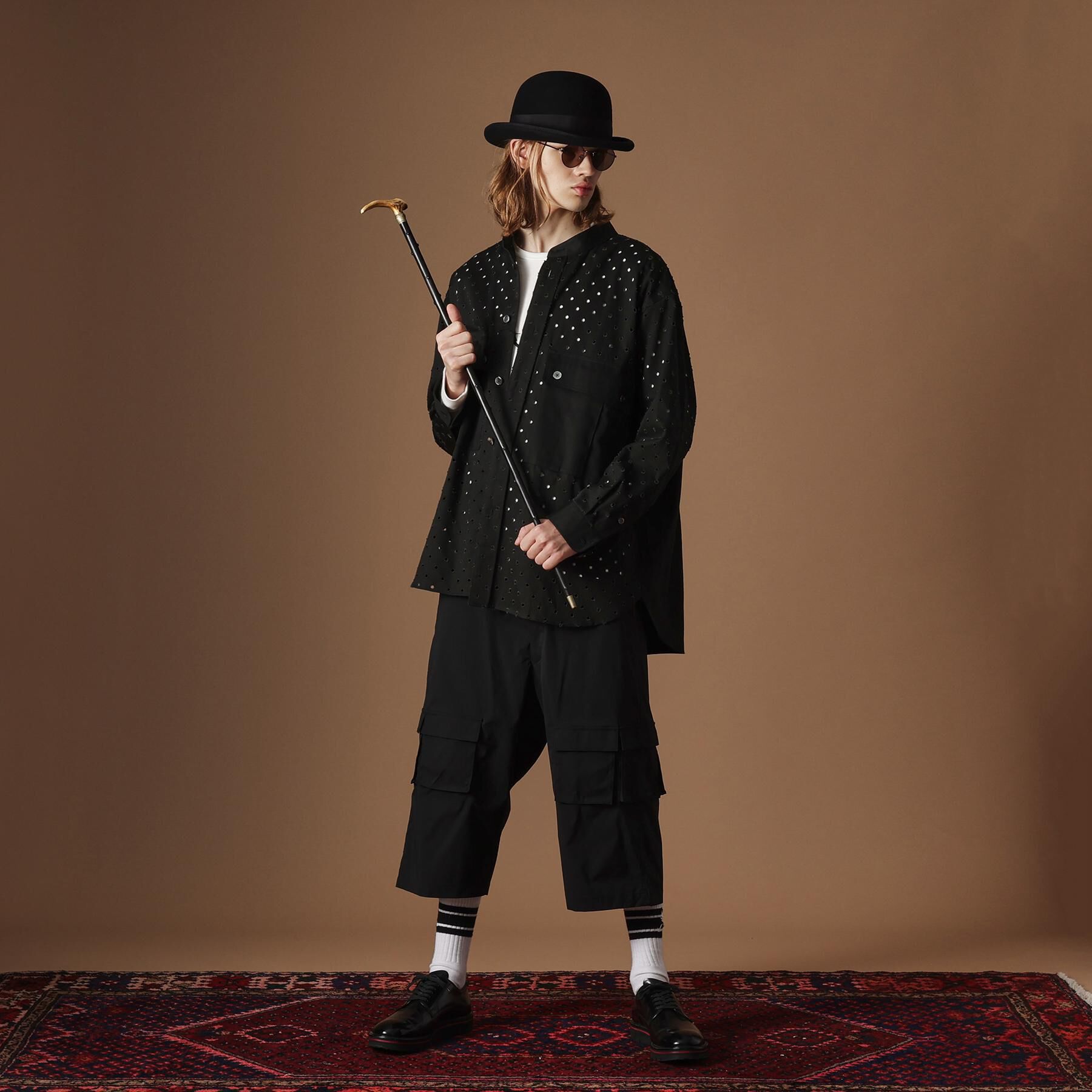 40CARATS&525「ツイルオパールオーバーシャツ」|シャツ・ブラウス|