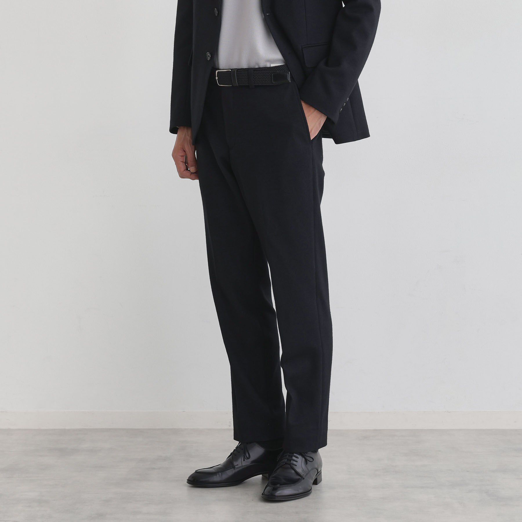 TAKEO KIKUCHI「【Sサイズ～】尾州織 ピンヘッドムリネ パンツ」|その他|ネイビー(094)