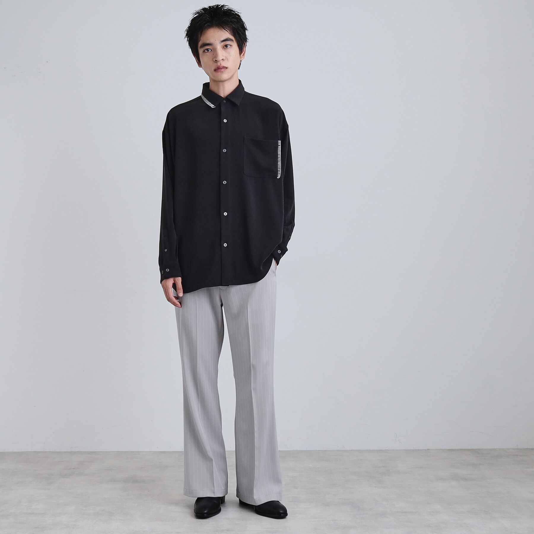 tk.TAKEO KIKUCHI「ピンストライプフレアスラックス」|その他|