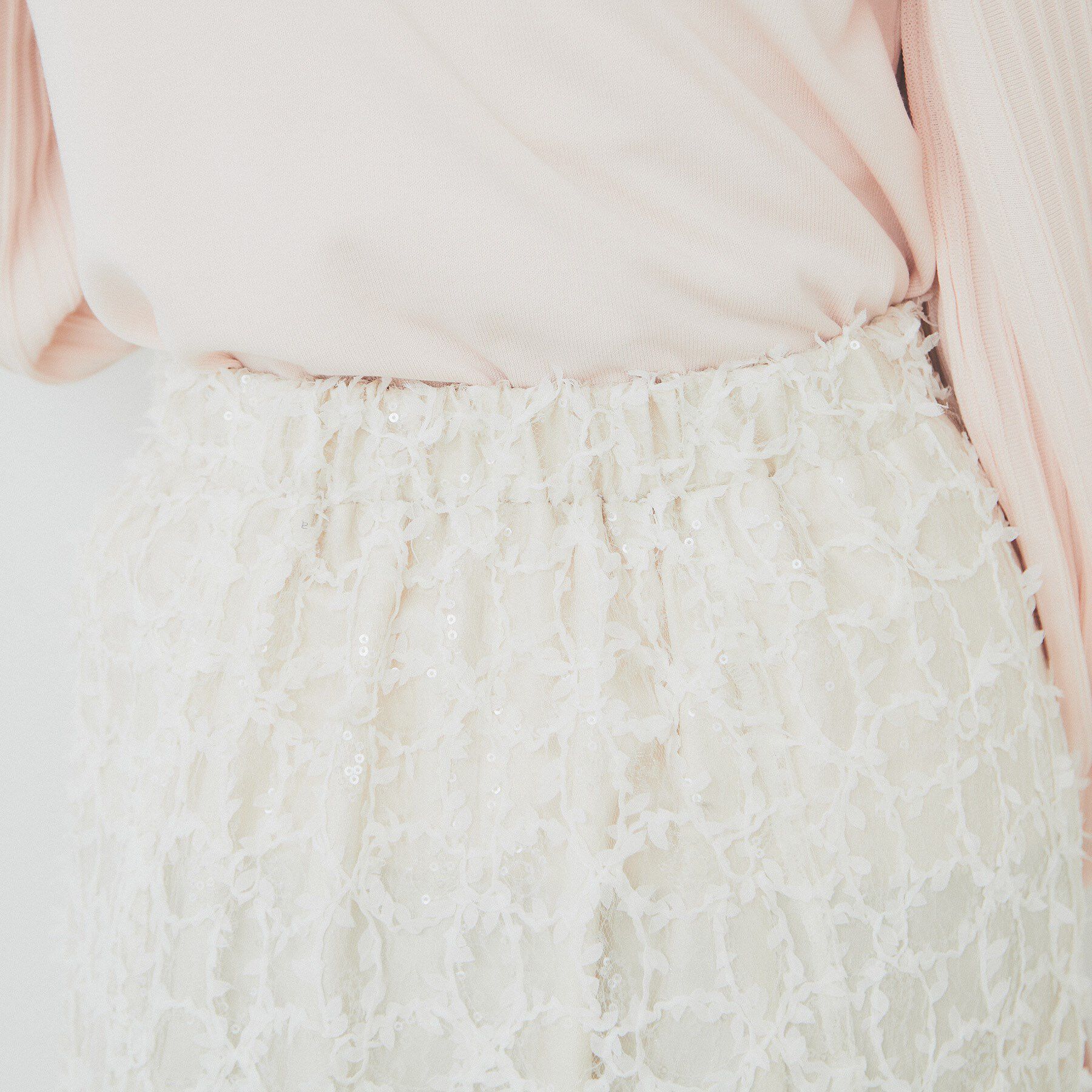 index「フラワーレース刺繍マーメイドスカート【洗濯機洗い可】」|スカート|