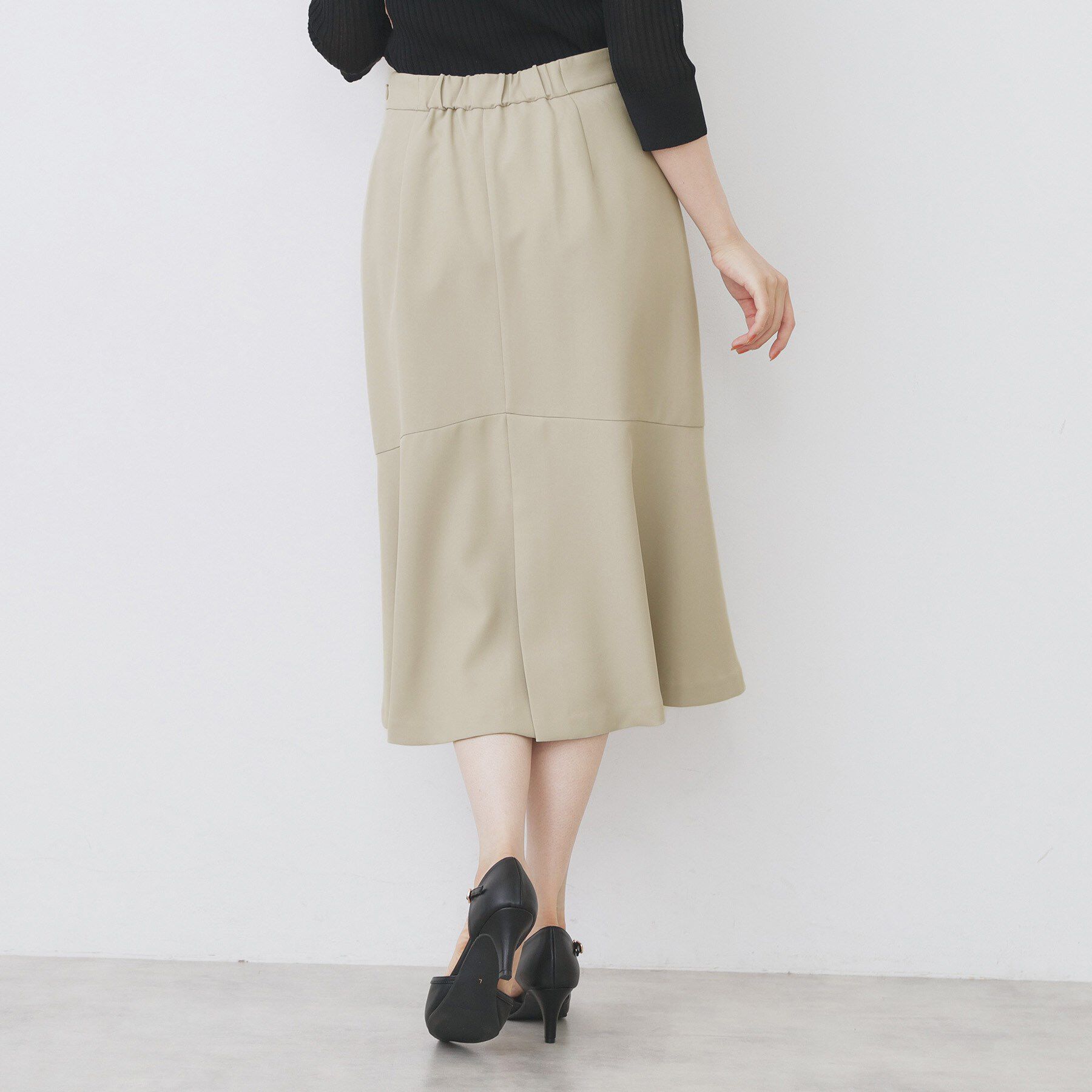 index「バックフレアマーメイドスカート【洗濯機洗い可/イージーアイロン】」|スカート|