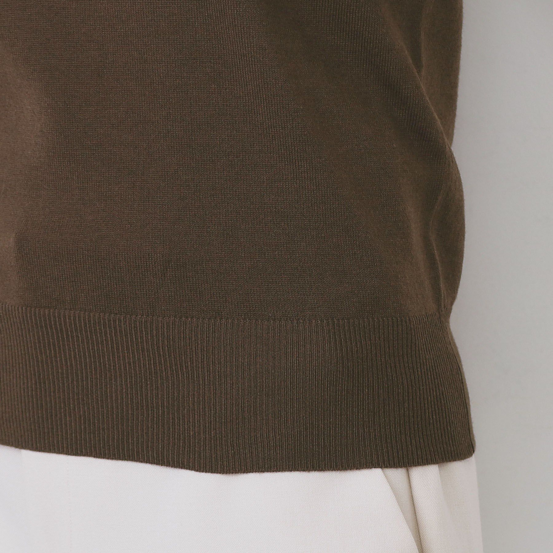 index「バイカラーパフスリーブニット【洗濯機OK】」|ニット・セーター|