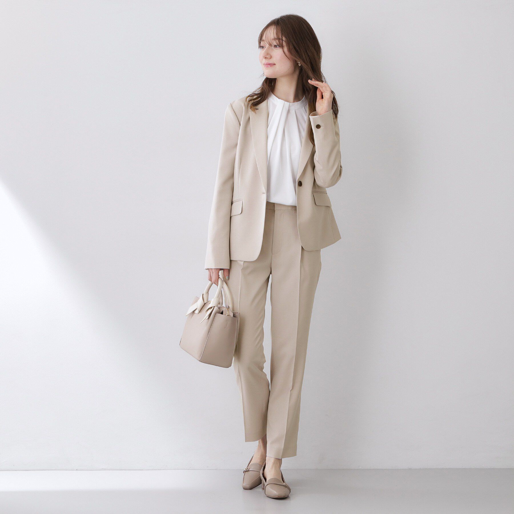 index「ストレッチテーパードパンツ/セットアップ対応【洗濯機OK/吸水速乾】」|その他|