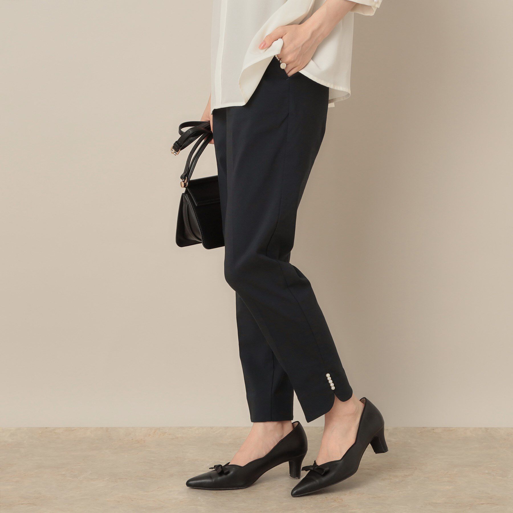 Couture broach「ポイントパール調ハイパーストレッチパンツ」|その他|