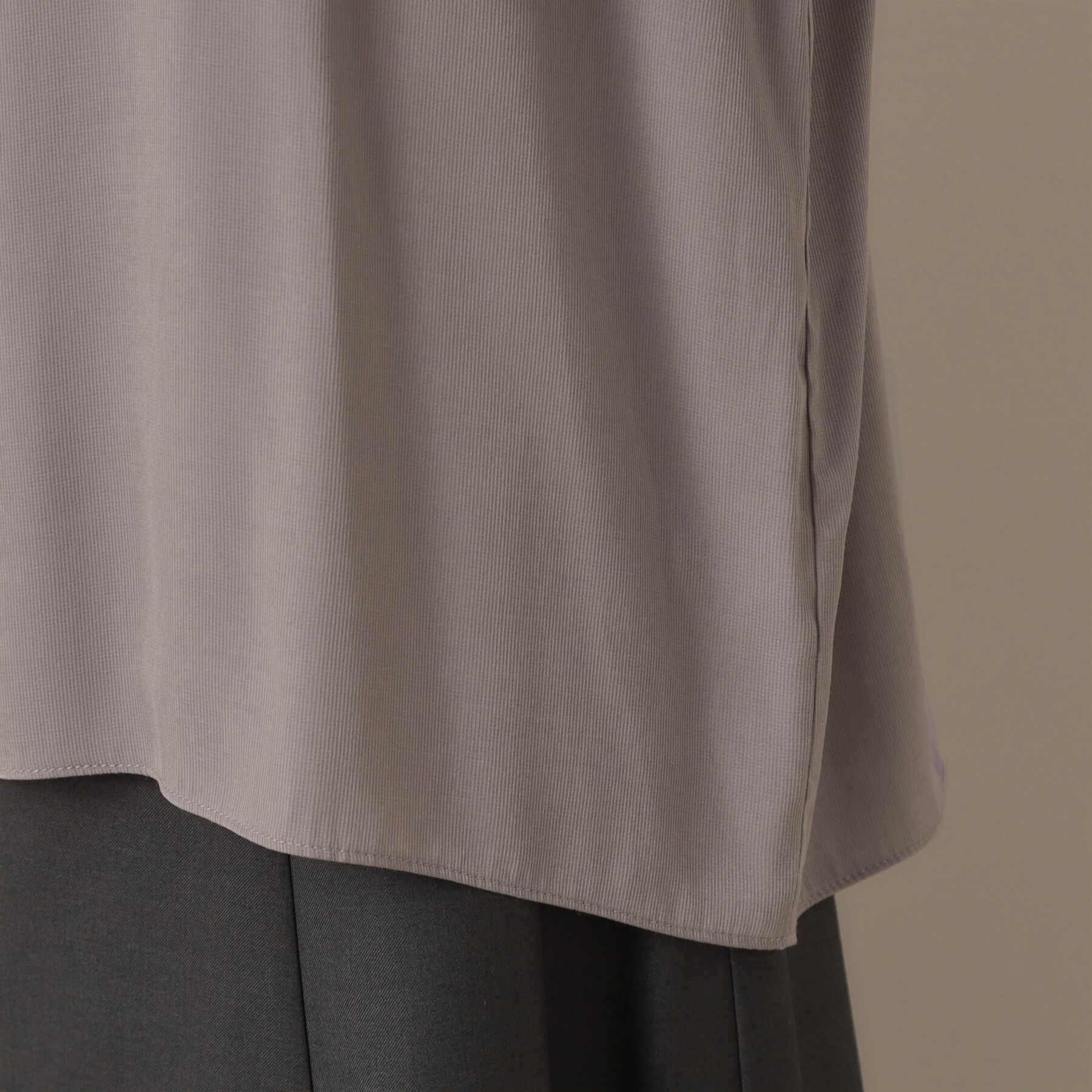 Couture broach「【きれいめ・通勤】RTピケ前後2WAYシャーリングブラウス」|シャツ・ブラウス|