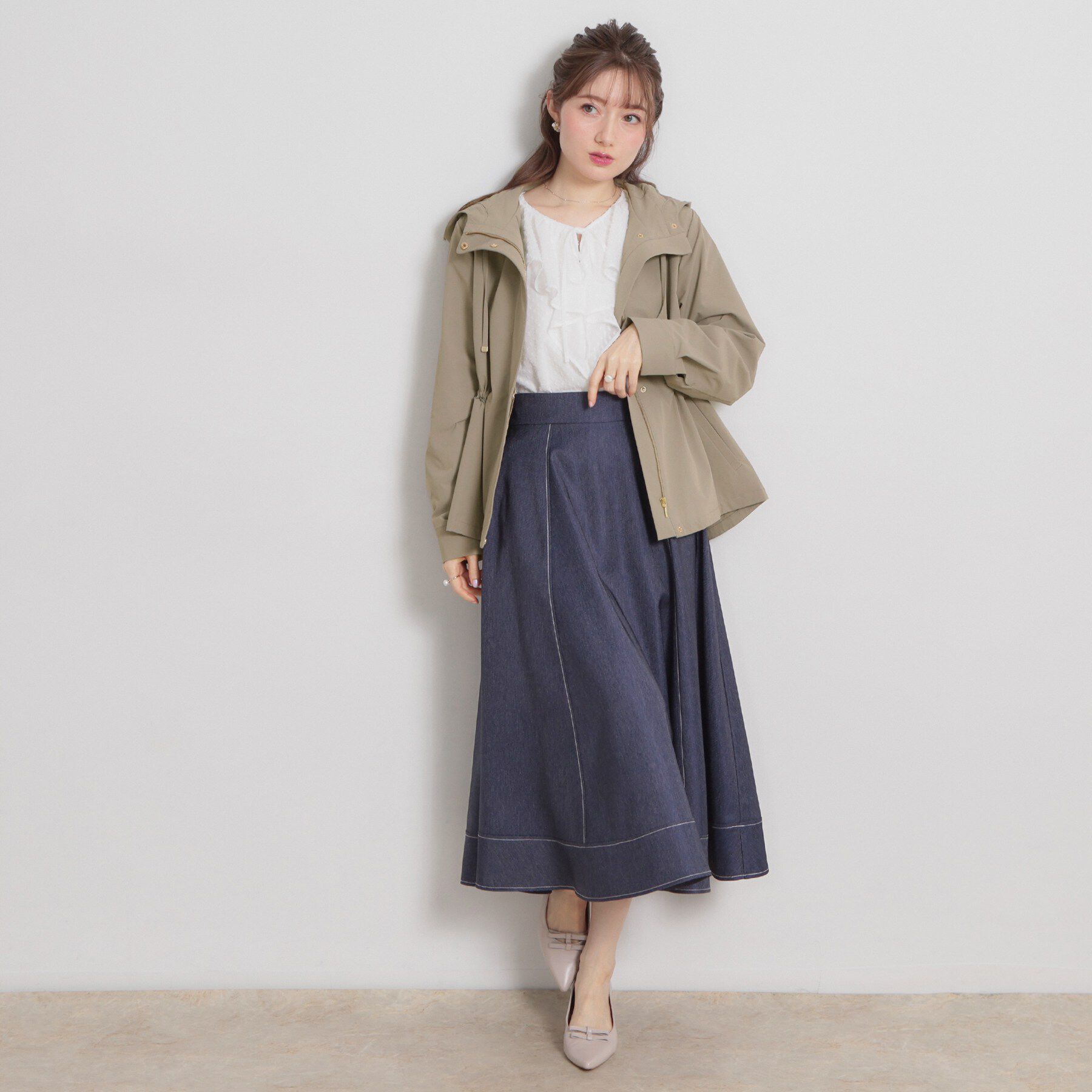 Couture broach「【撥水・洗える】愛されマンパ」|ブルゾン・スタジャン|