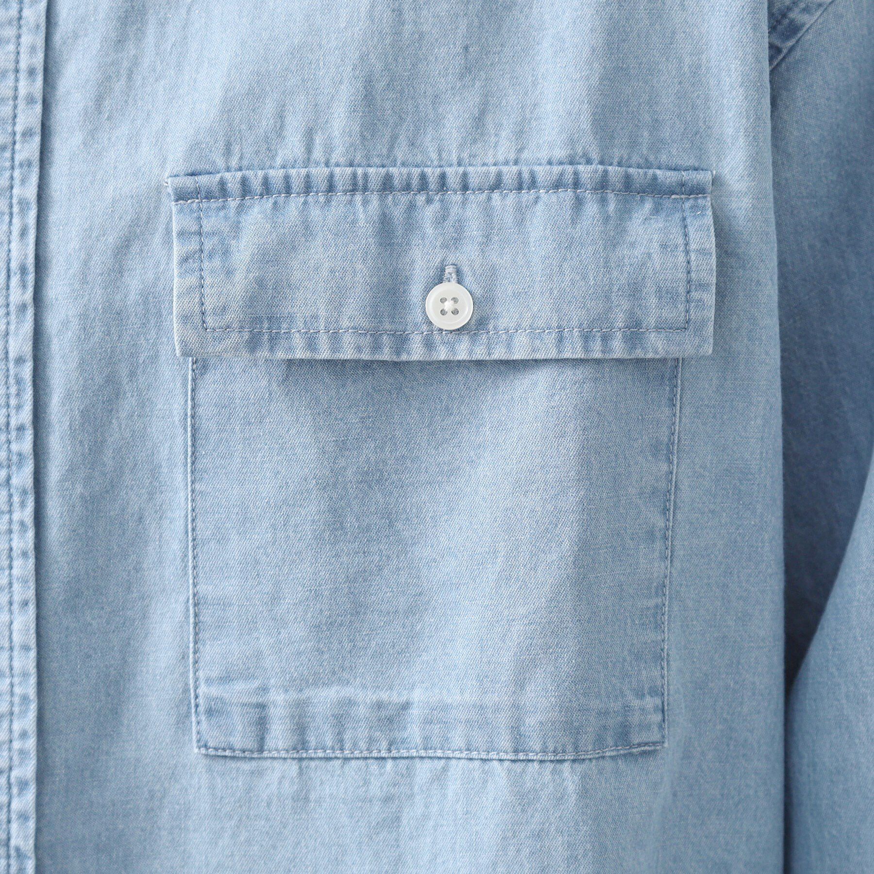 THE SHOP TK「リネンブレンドデニムシャツ」|シャツ・ブラウス|