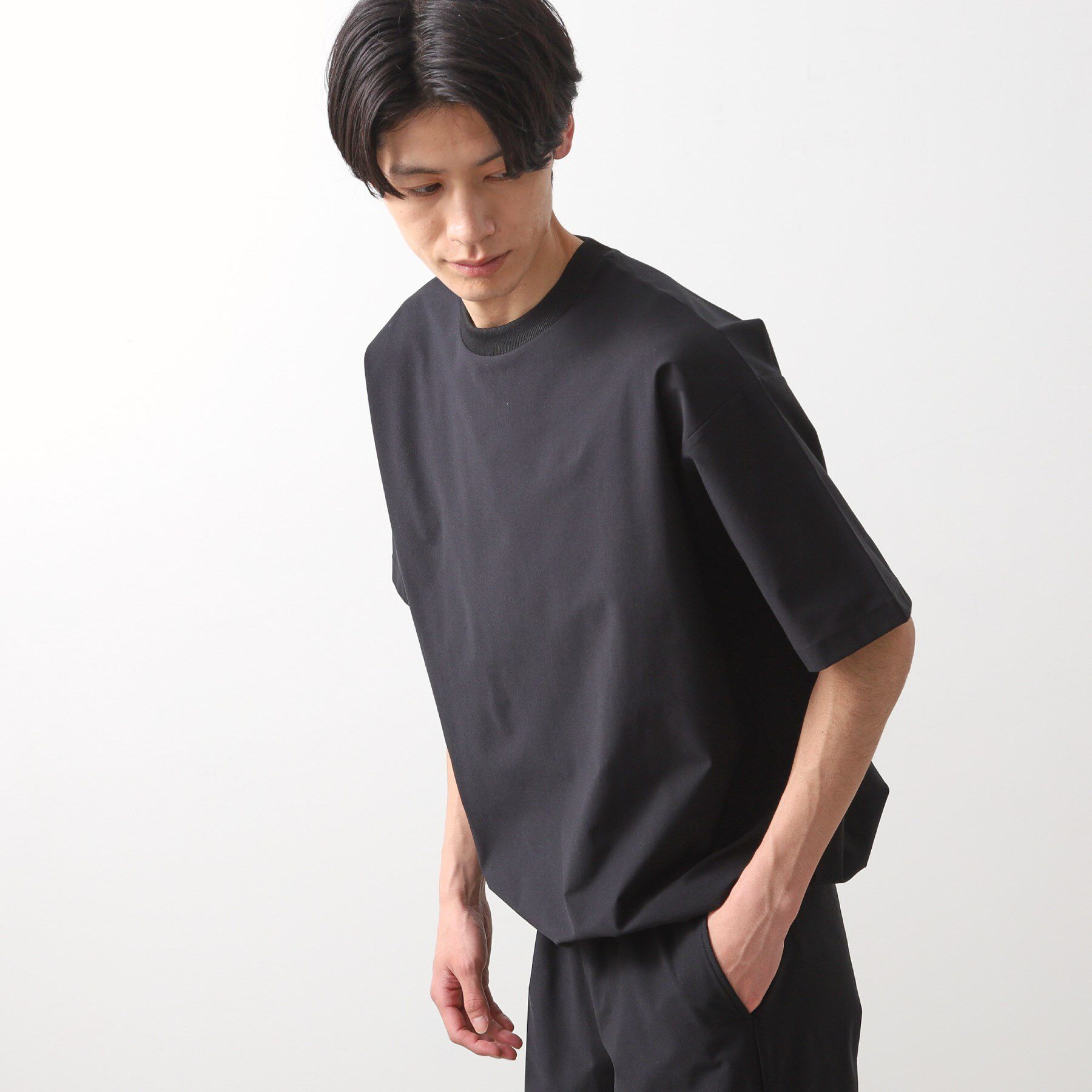 THE SHOP TK「パーフェクテックスピンドル半袖Tシャツ【セットアップ可/吸水速乾/UVカット/アンチピリング】」|Tシャツ・カットソー|