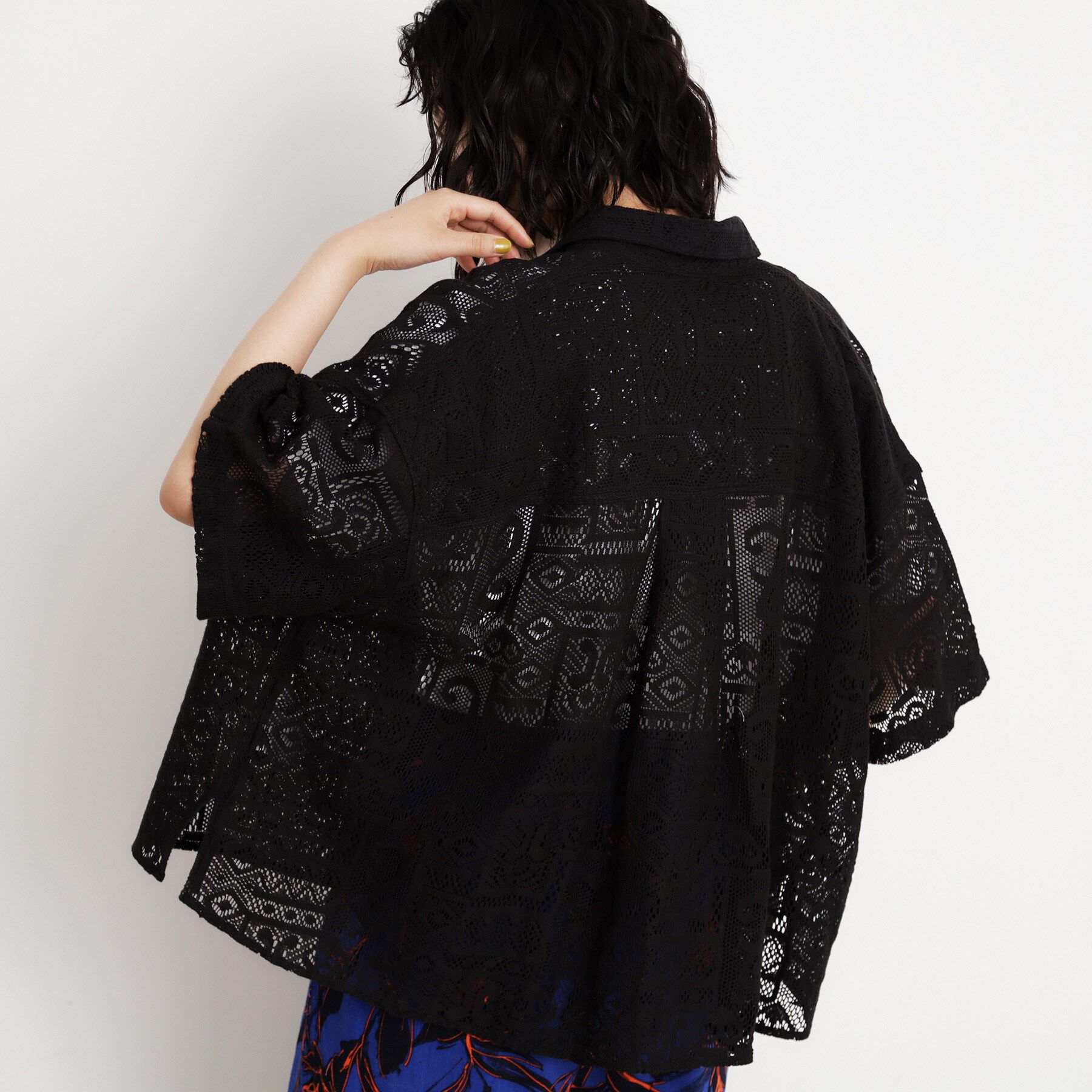 THE SHOP TK「総レースシャツ【洗える】」|シャツ・ブラウス|