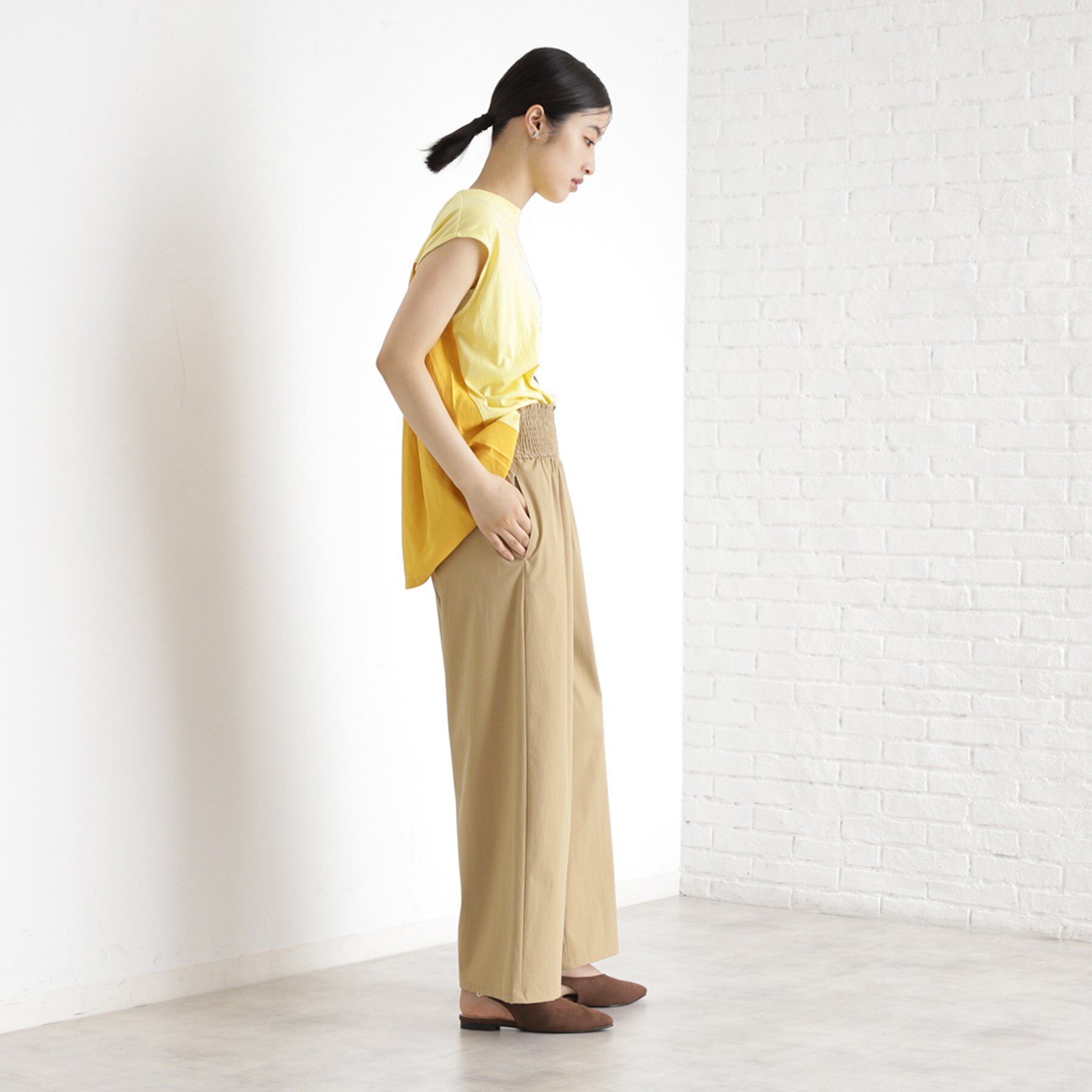 THE SHOP TK「ウエストシャーリングパンツ【撥水/接触冷感/UV/洗濯機OK】」|その他|