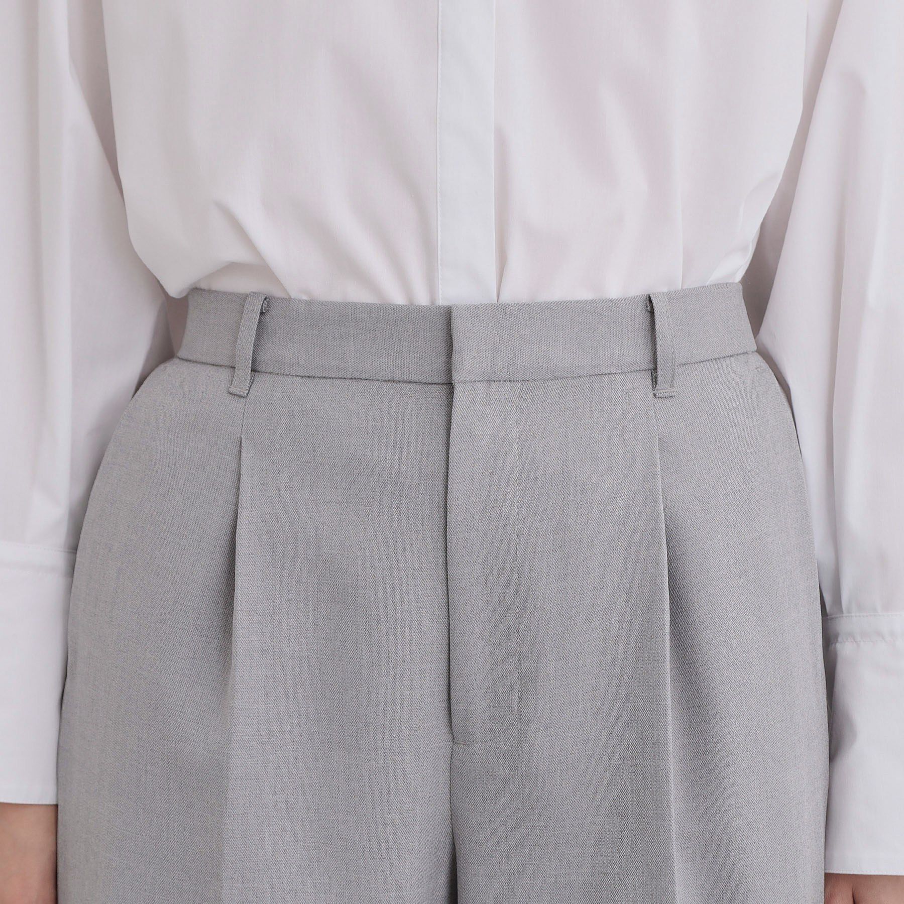 THE SHOP TK「【通勤・セレモニー】CAVIAN ベーシックワイドパンツ/セットアップ可」|その他|