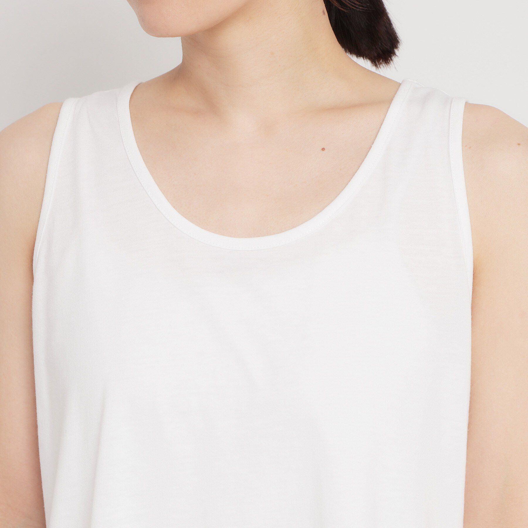 THE SHOP TK「前後2wayラメメッシュタンクセット」|ニット・セーター|