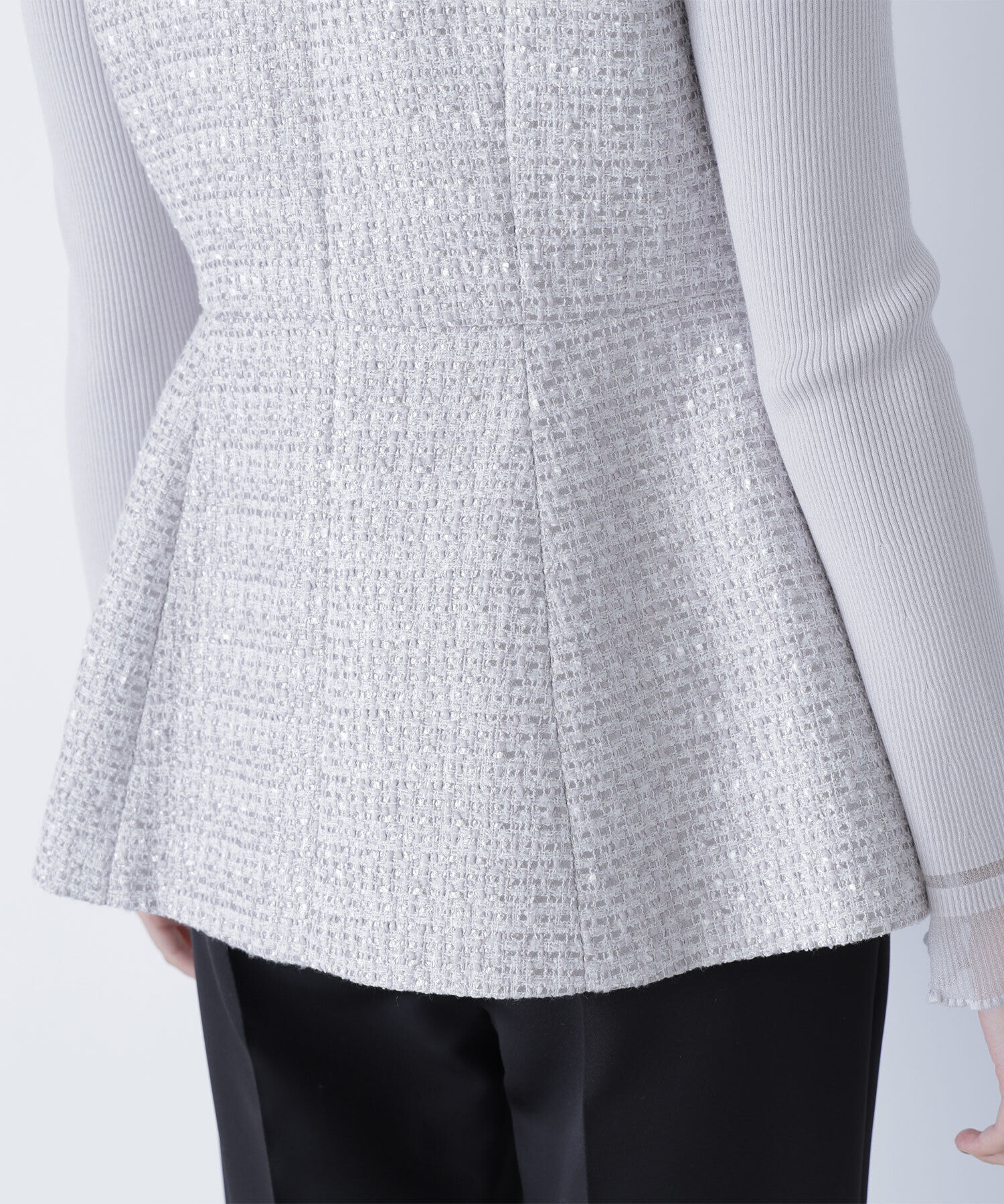  「ツイードペプラムジレ」|ブルゾン・スタジャン|