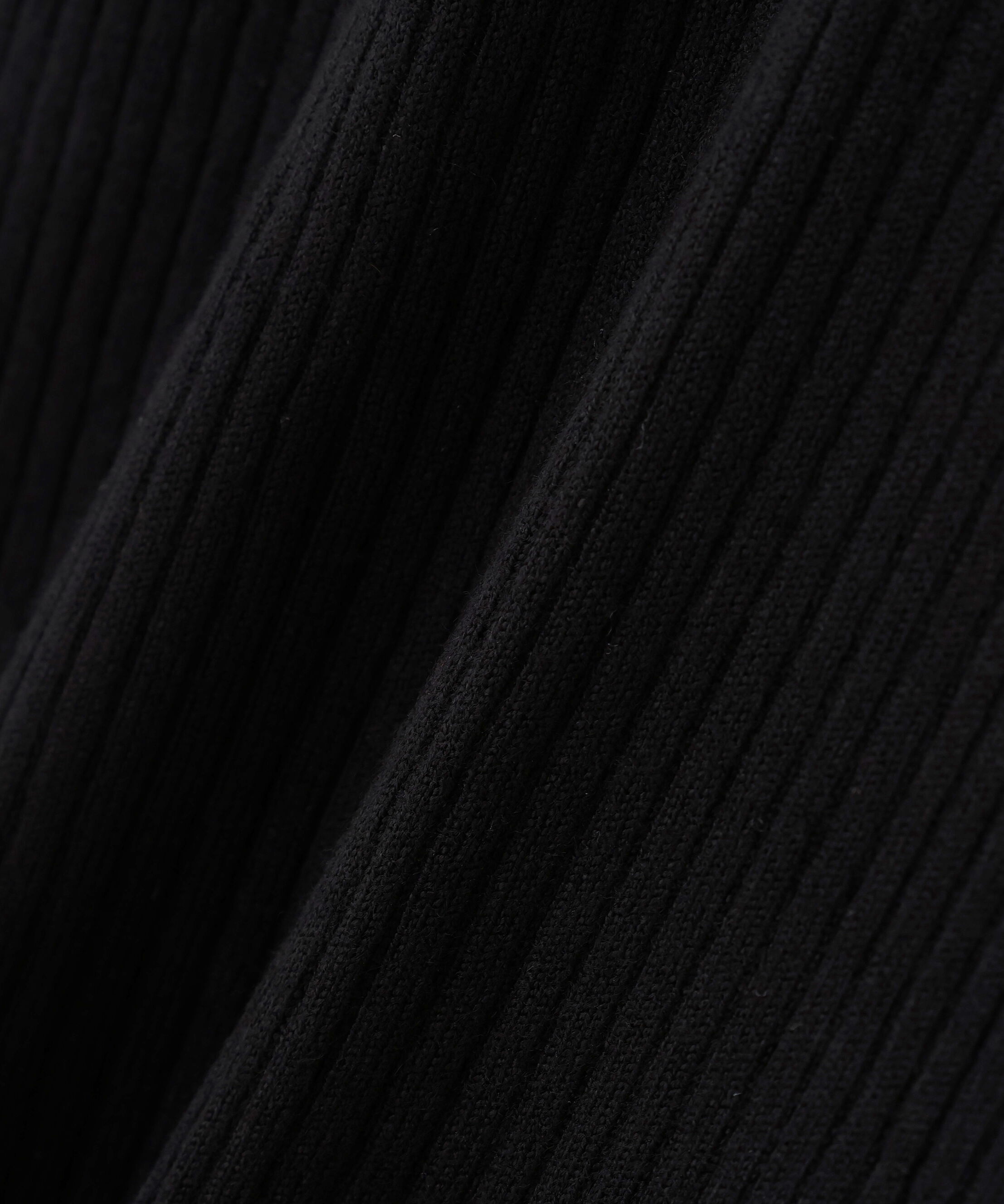  「ダブルカラーVネックリブニット」|ニット・セーター|