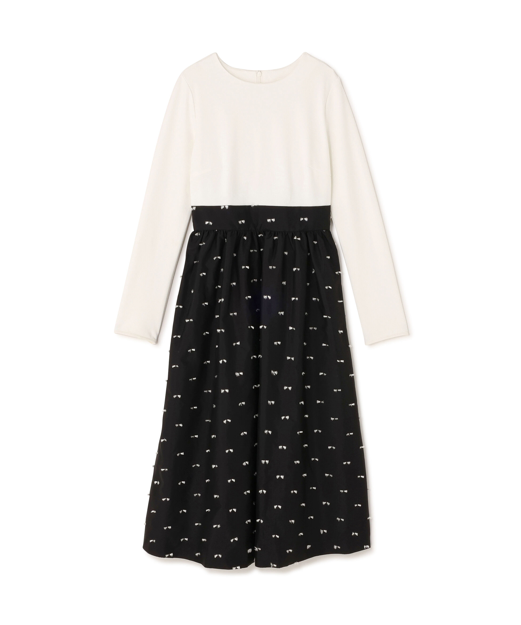  「リボンジャガードドッキングワンピース」|ワンピース|