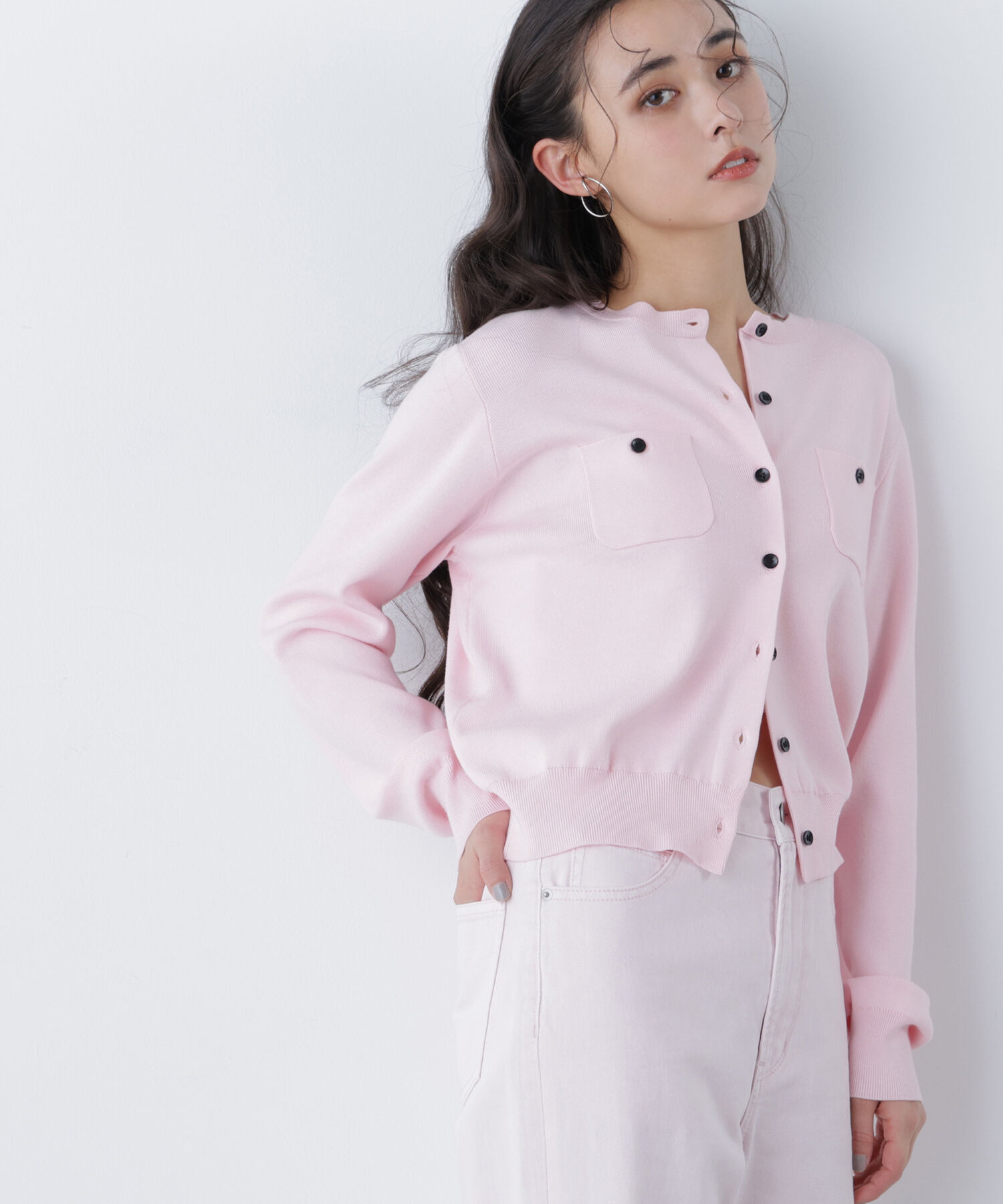  「〈N.〉ベーシックポケットカーデ」|ニット・セーター|