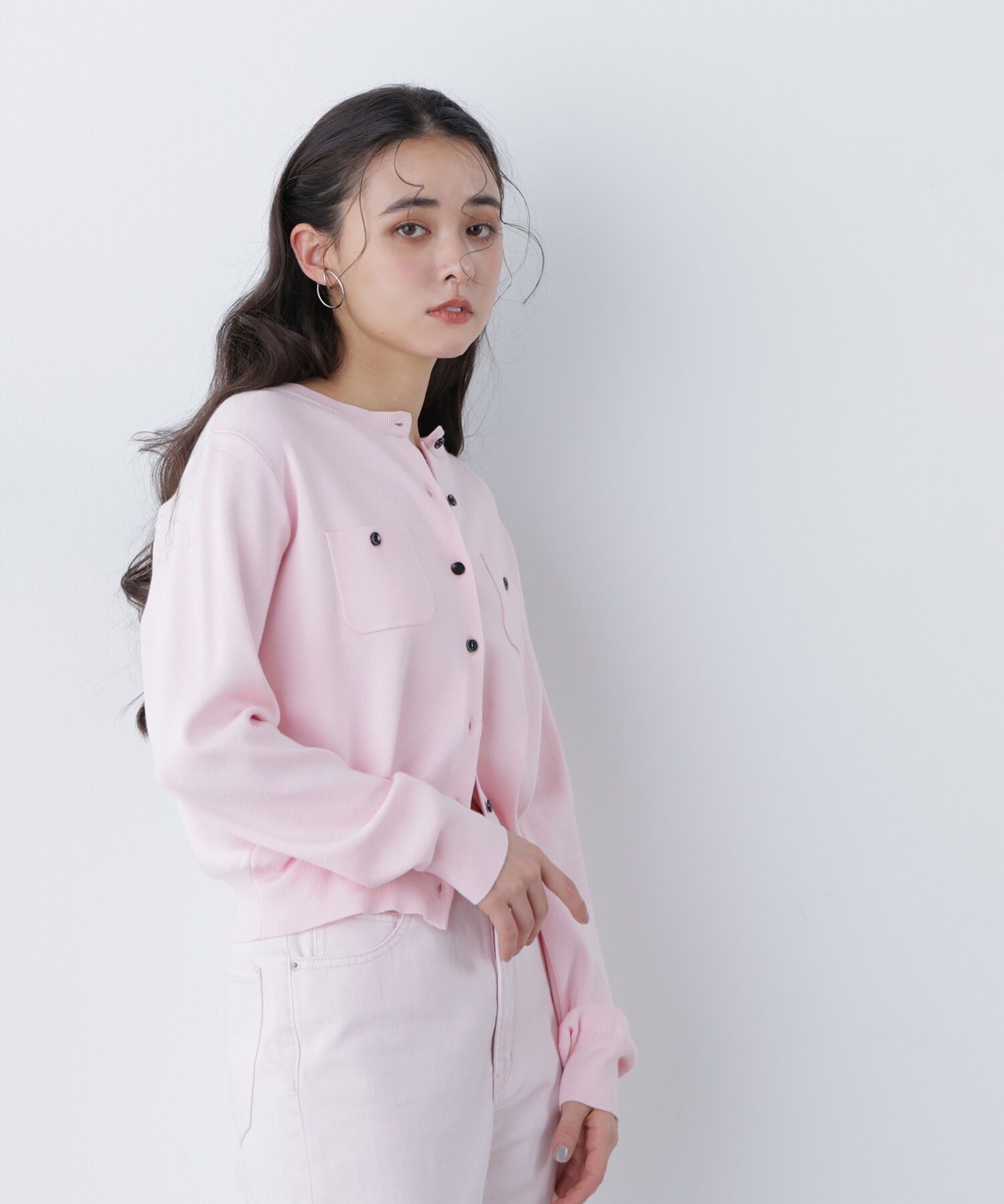  「〈N.〉ベーシックポケットカーデ」|ニット・セーター|