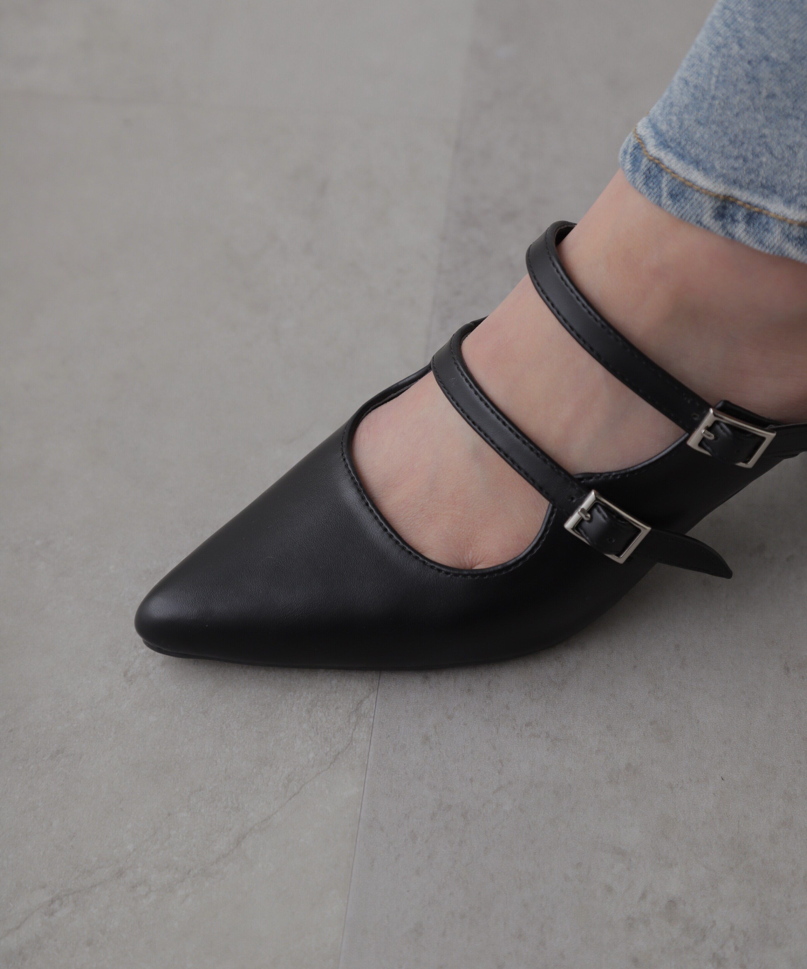  「スクエアバックルミュール」|その他|