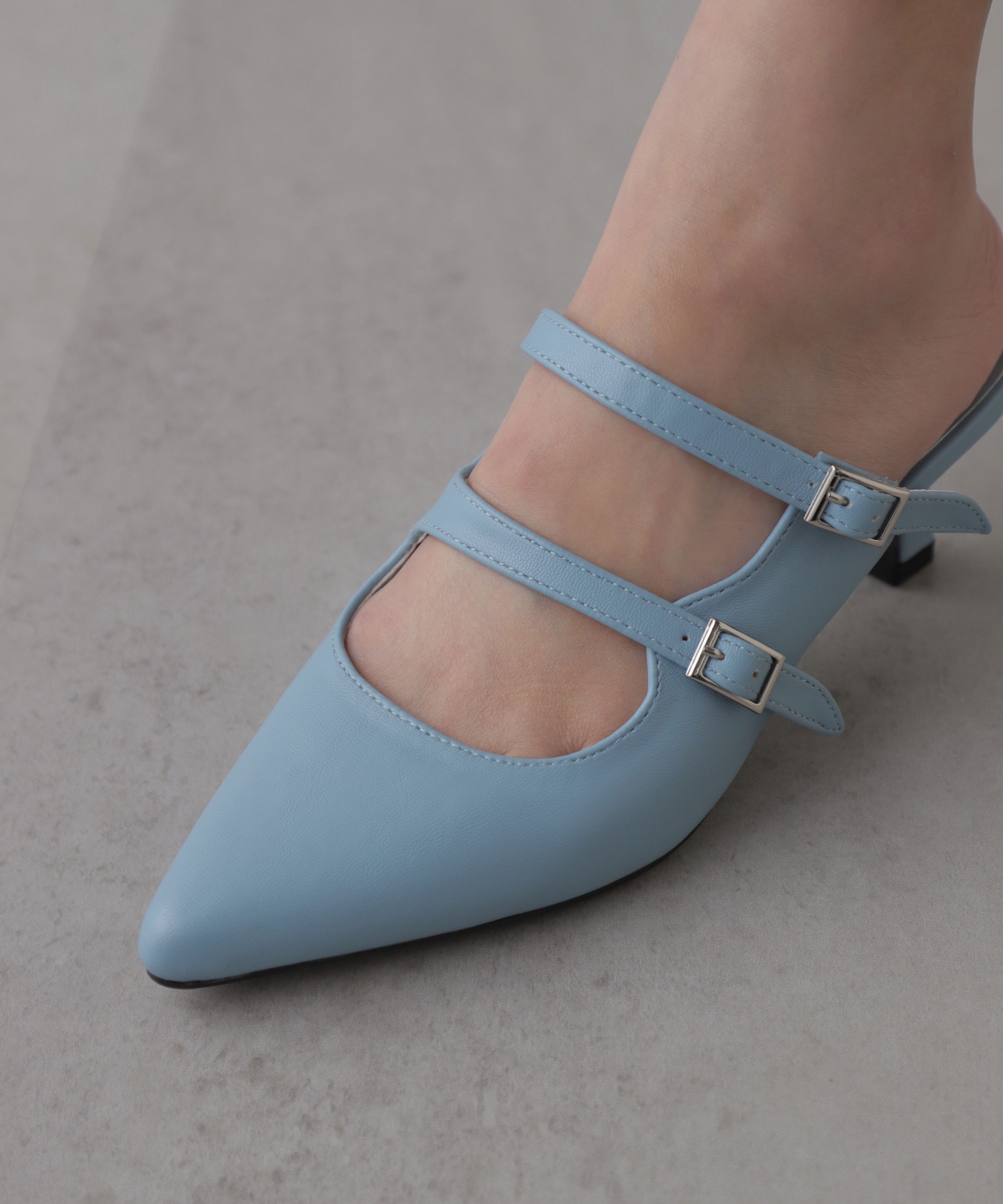  「スクエアバックルミュール」|その他|