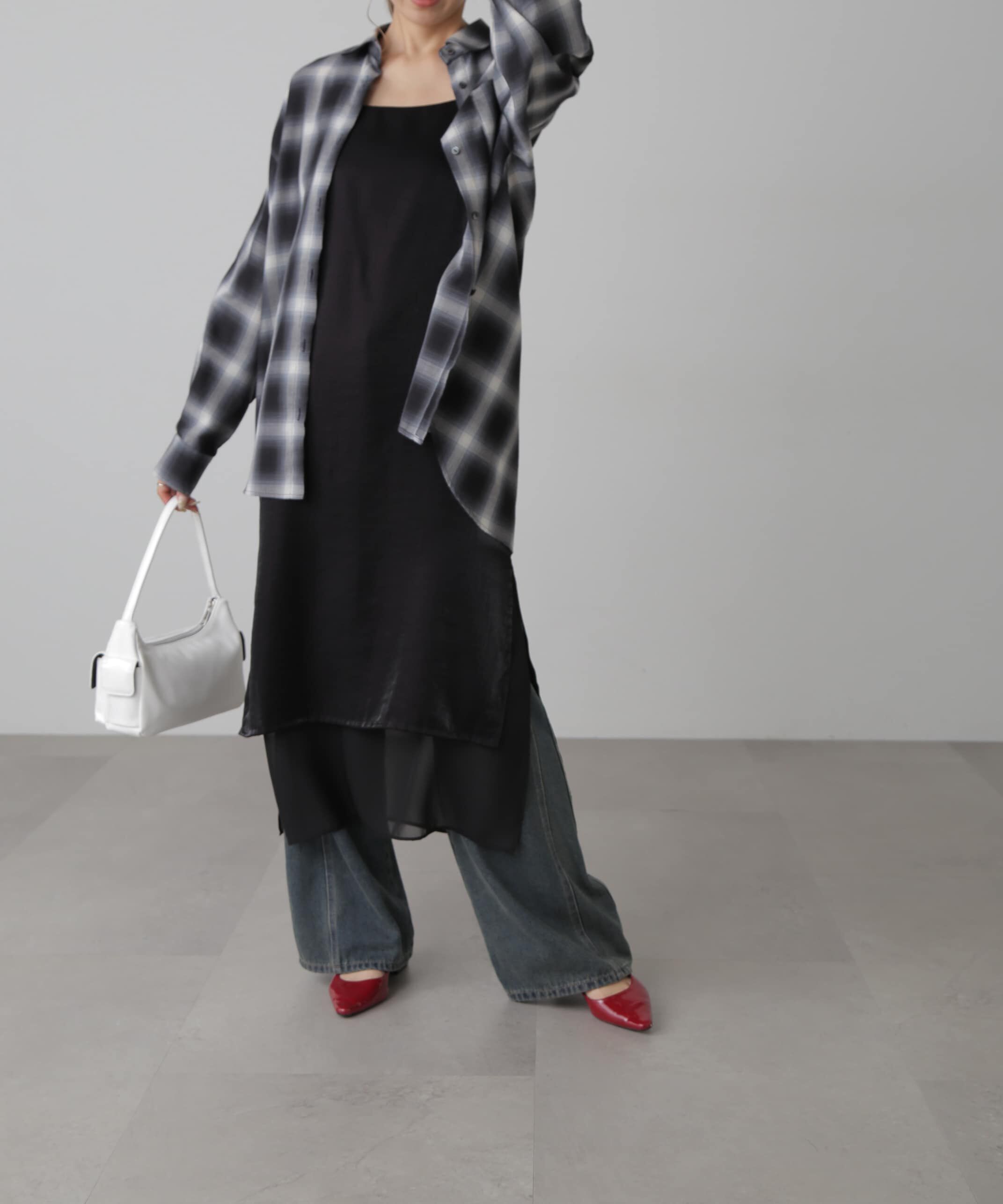  「レイヤードナローキャミワンピース」|ワンピース|