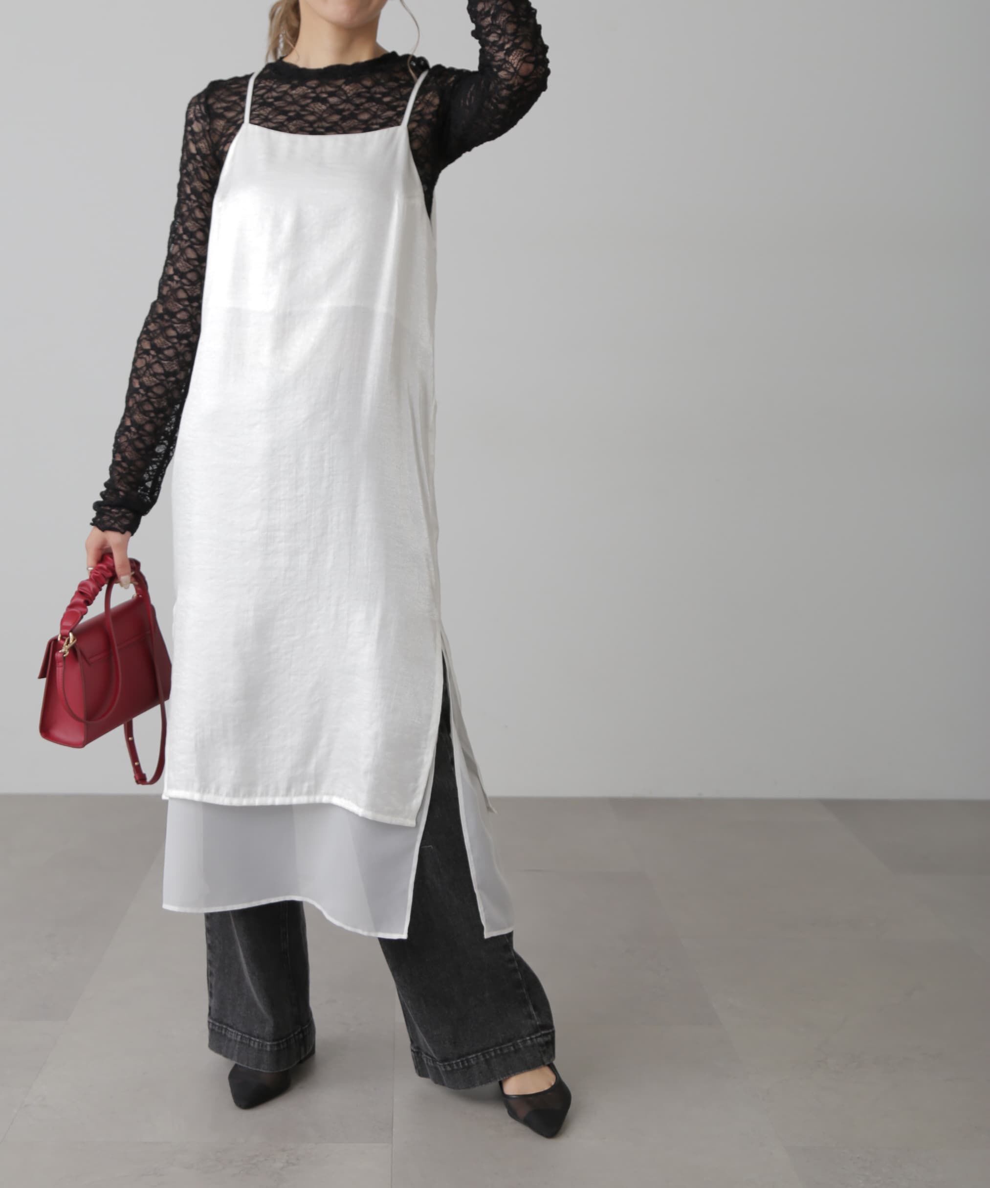  「レイヤードナローキャミワンピース」|ワンピース|