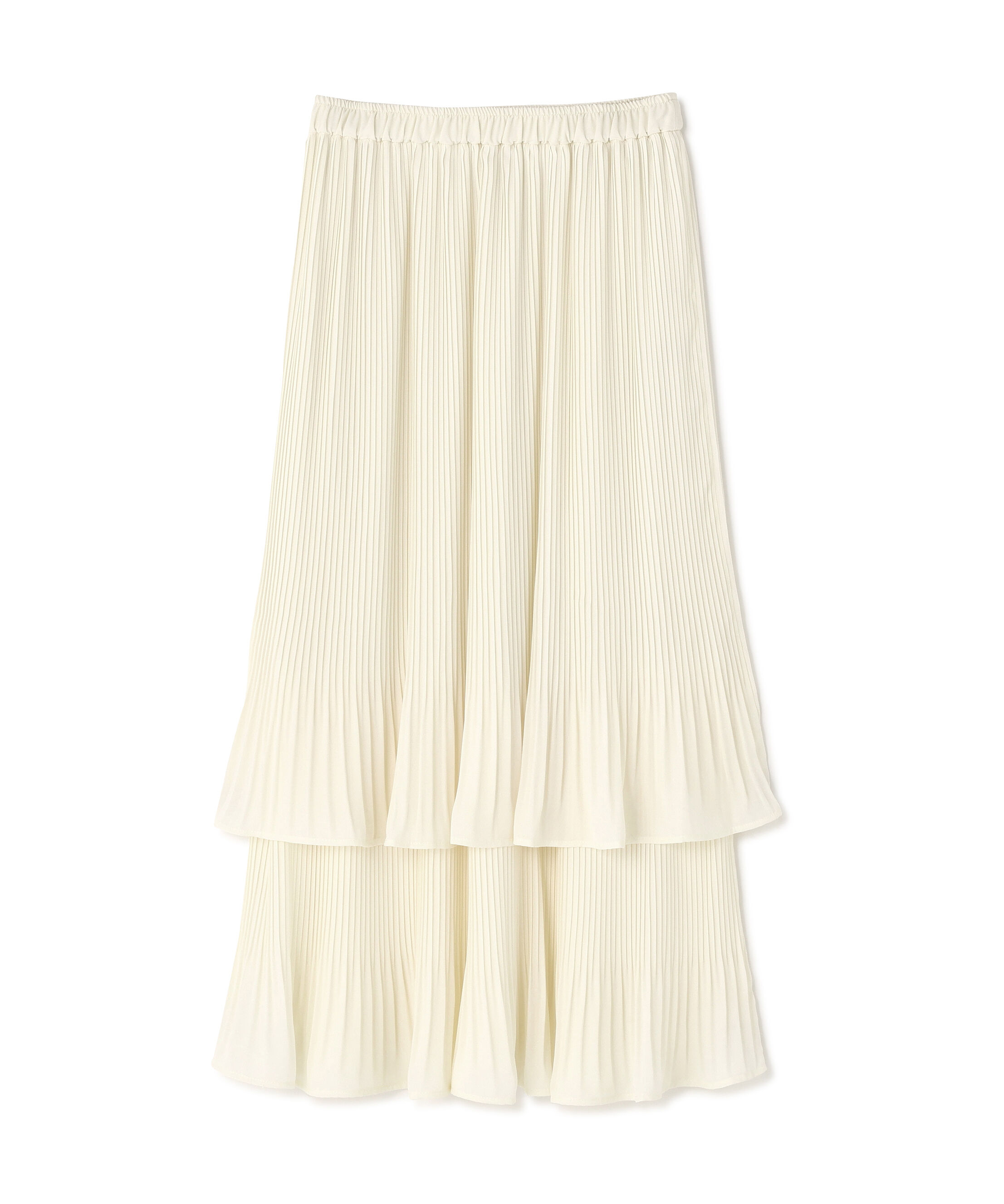  「消しプリーツティアードスカート」|スカート|